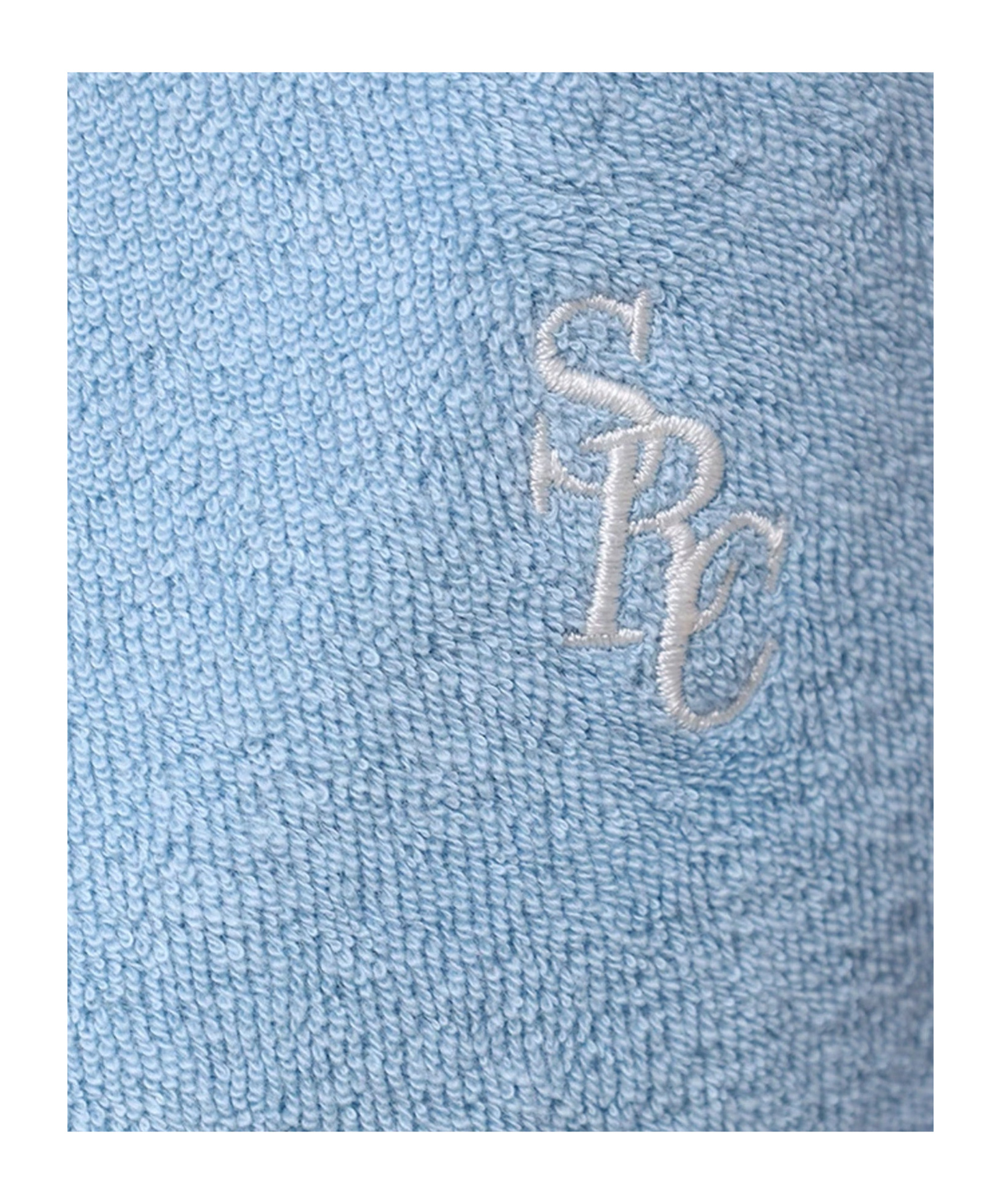 Sporty And Rich Elastic Waist Shorts In Skyblue