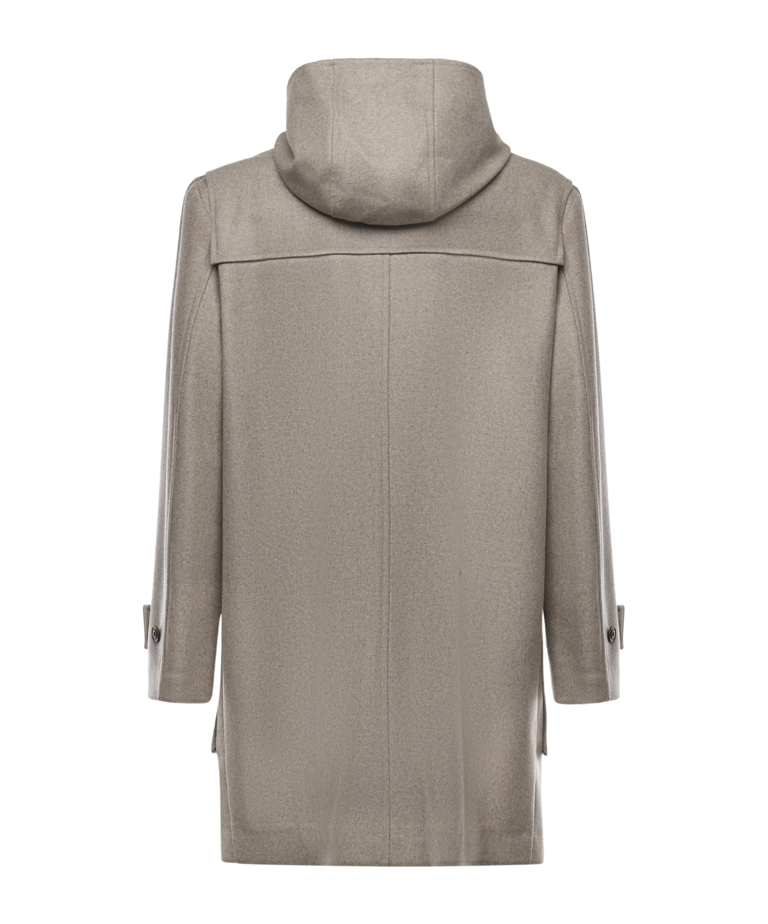 Fay Hooded Wool-blend Coat In Gray