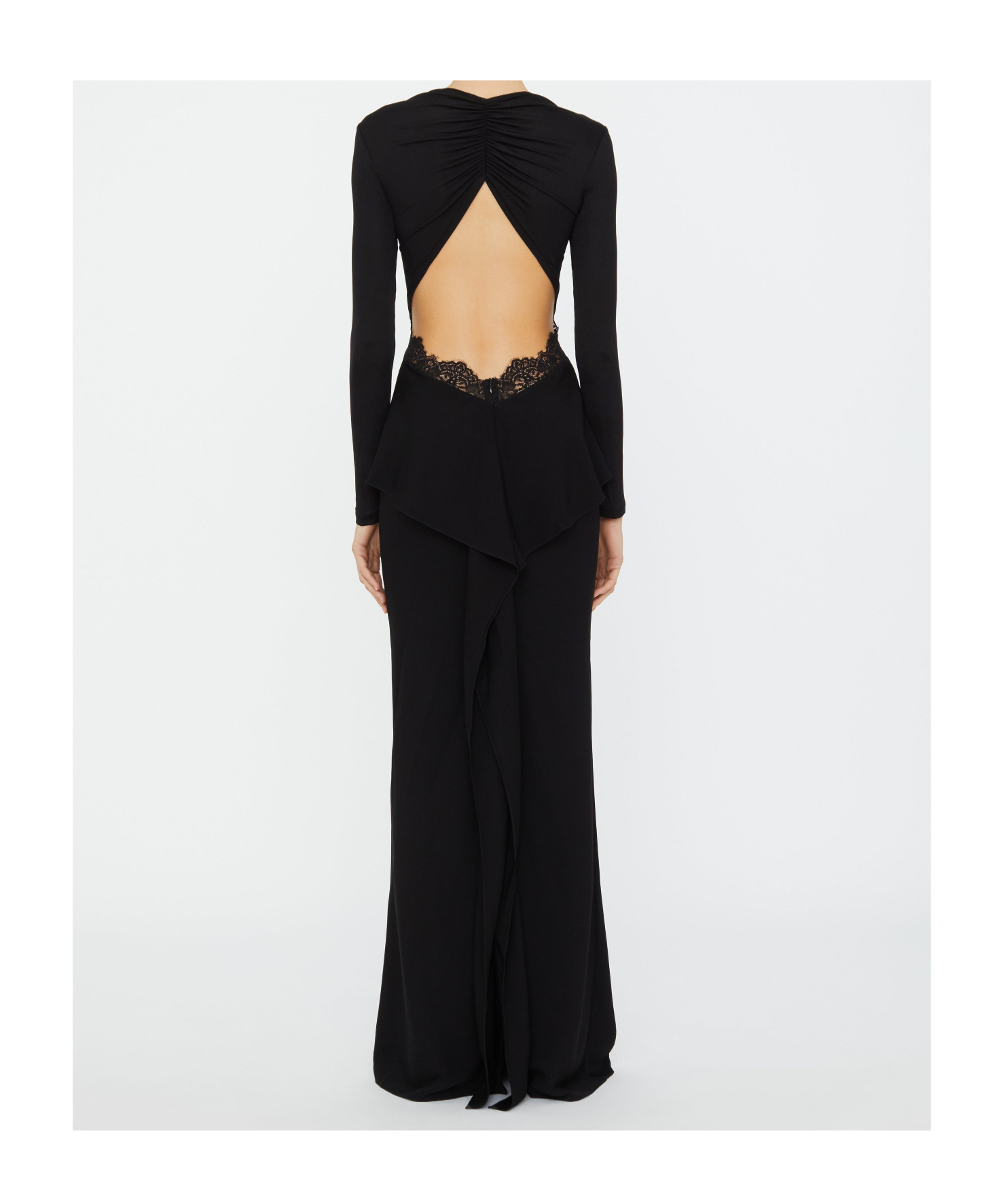 Christopher Esber Split Back Dress In Black