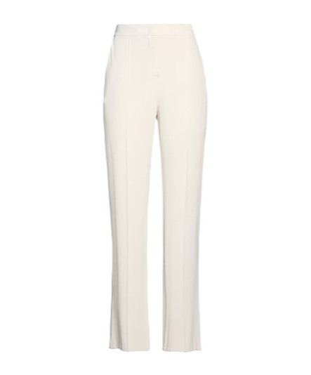Max Mara High-waisted Flared Pants In White