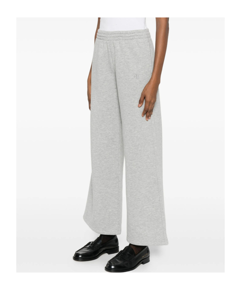 Anine Bing Wide-leg Sweatpants In Gray