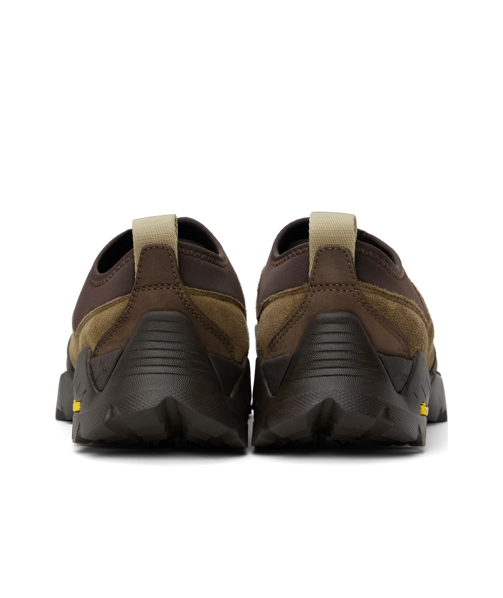 Roa Suede-trimmed Slip-on Sneakers In Black
