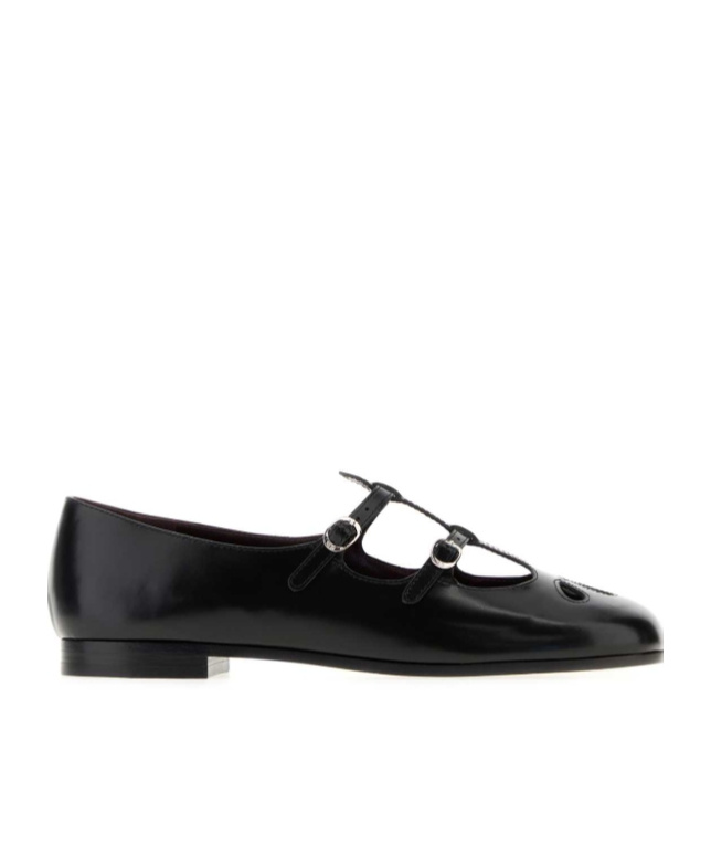 Tory Burch Round-toed Ballet Flats In Black