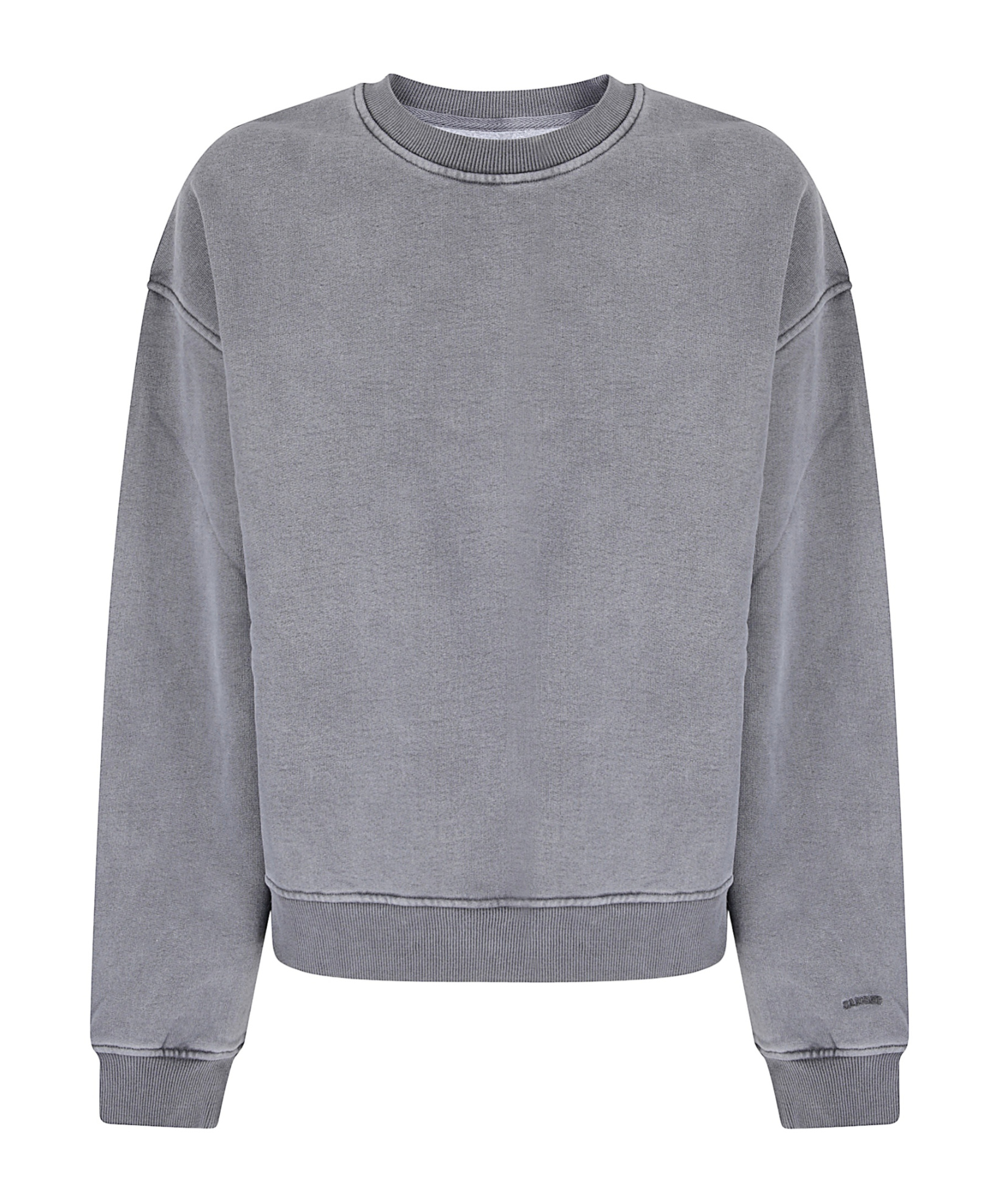 Samsoe & Samsoe Crew Neck Long-sleeved Sweatshirt In Blue