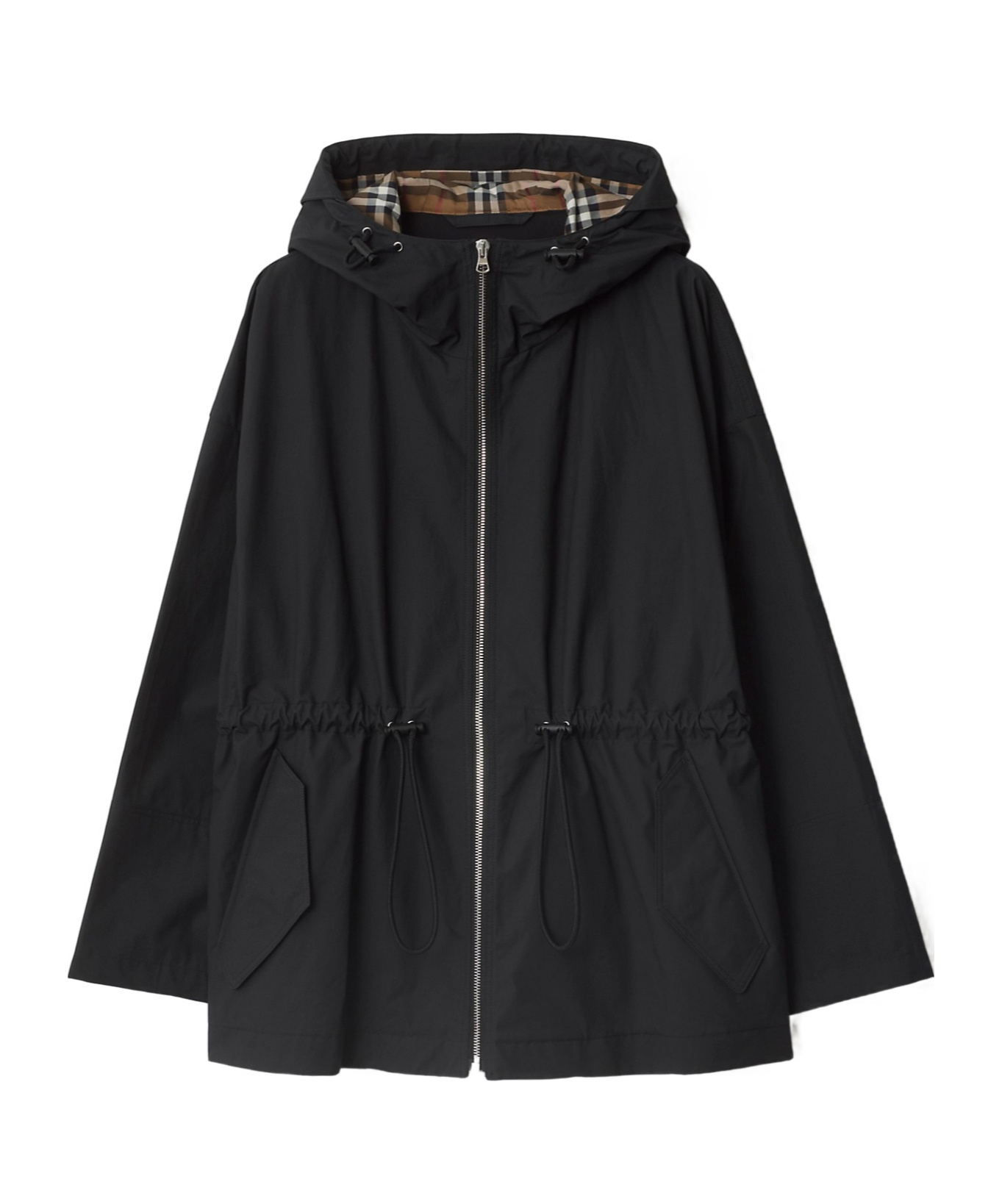 Burberry Cotton Jacket In Black