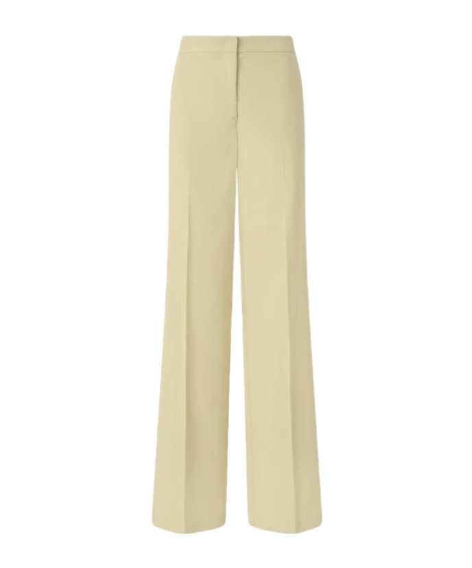 Pinko Wide-leg Trousers With Tailored Silhouette And High Waist In Nude