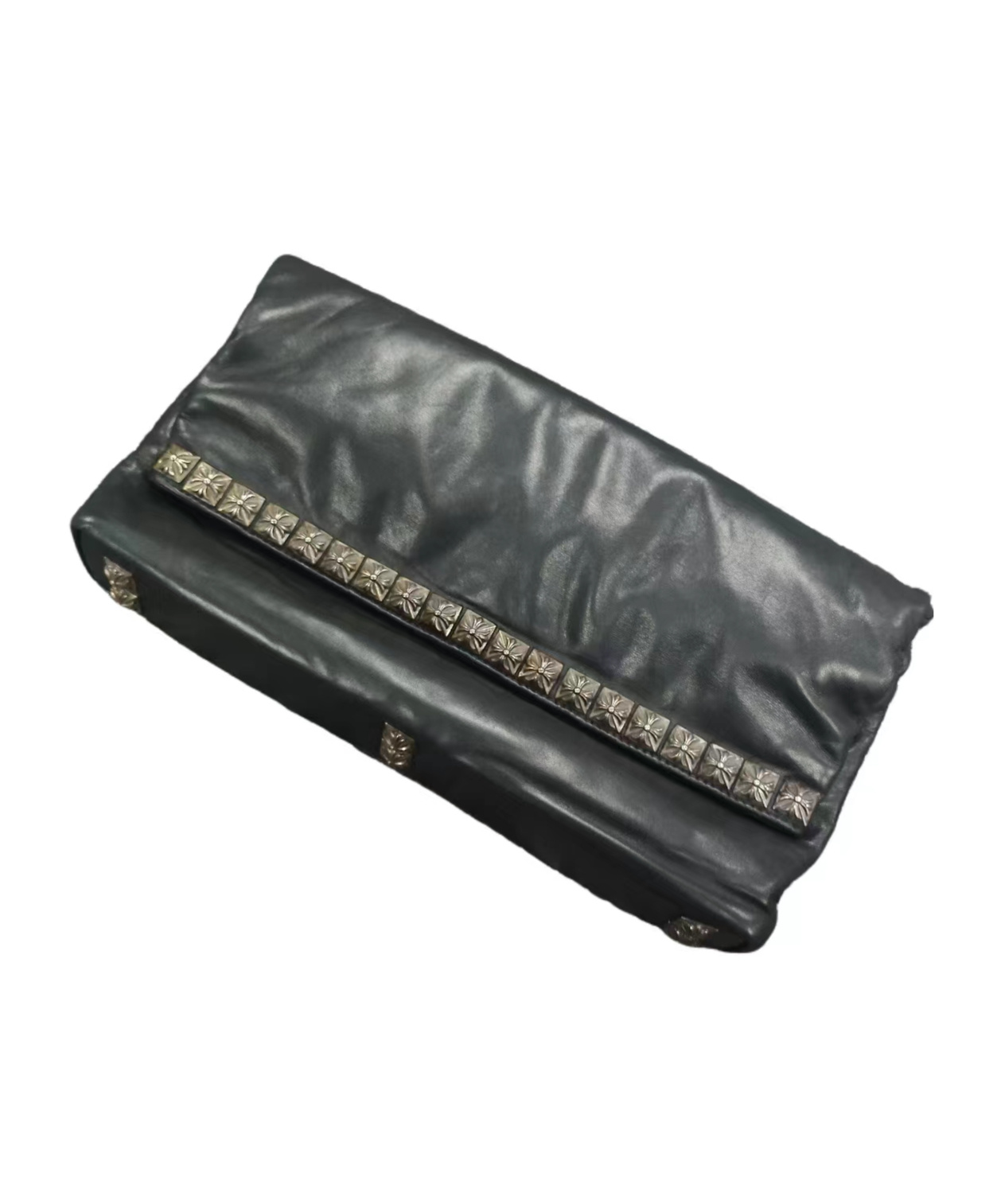 Chrome Hearts Rectangular Clutch In Black