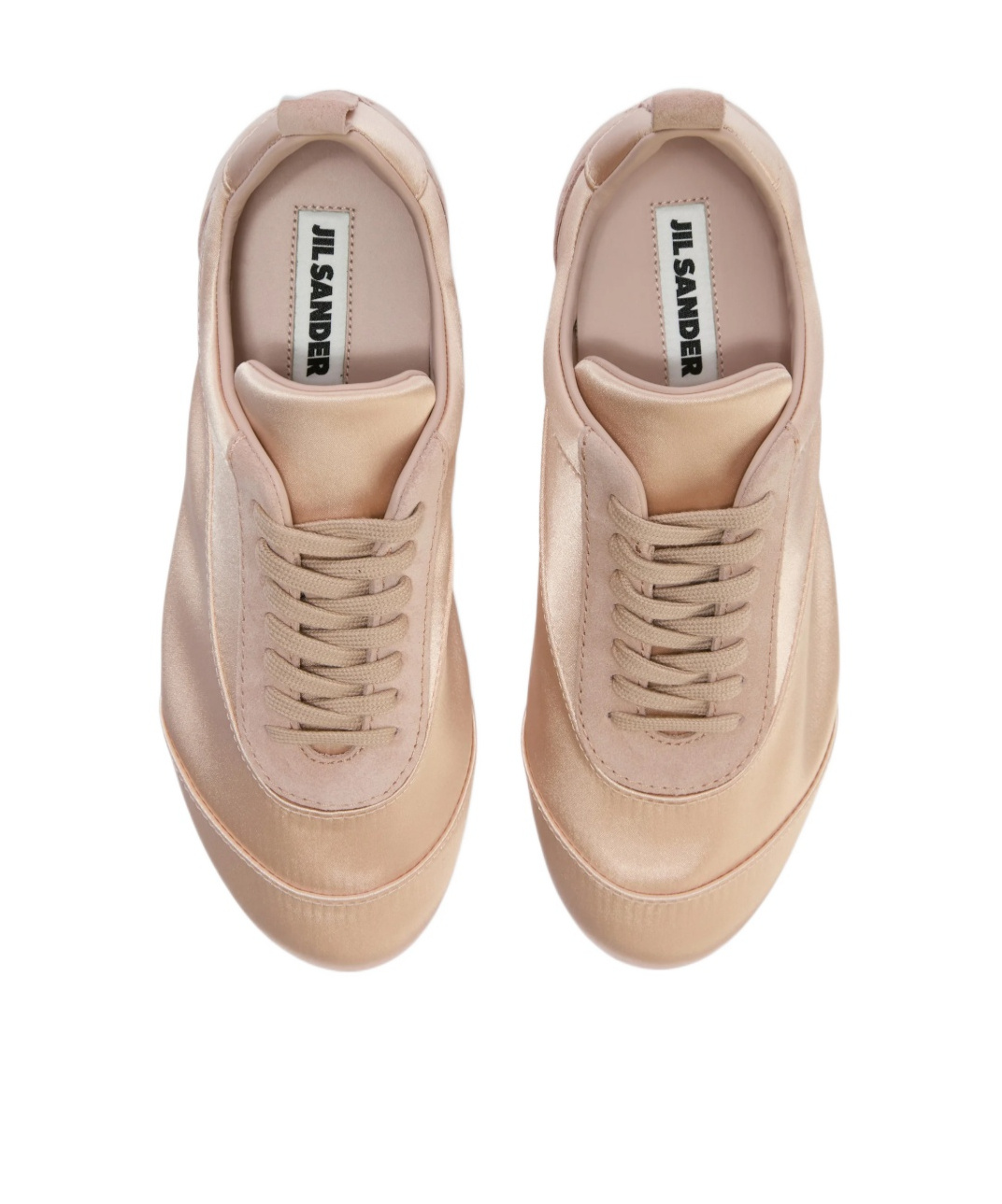 Jil Sander Lace-up Front Sneakers In Pink