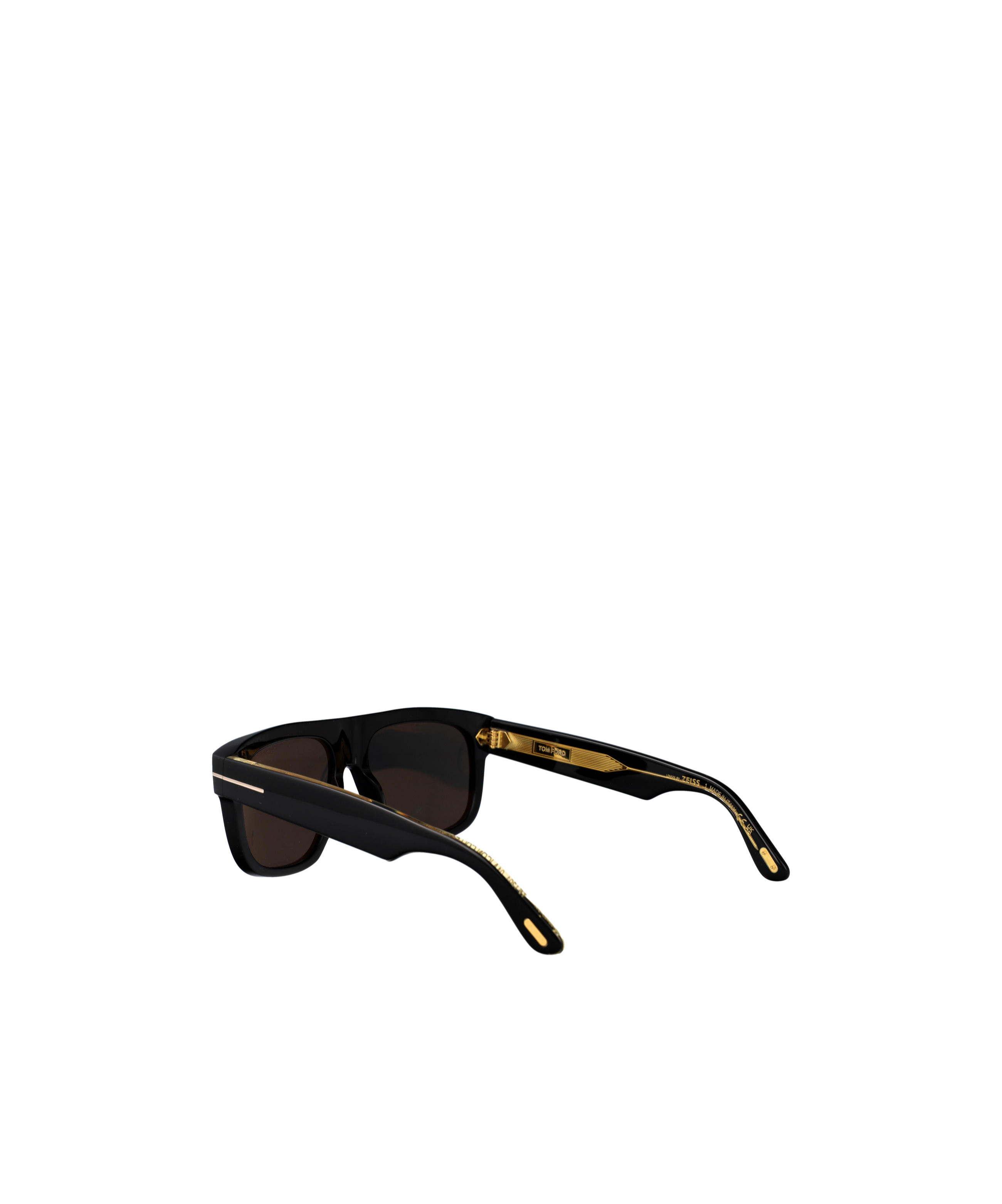 Tom Ford Geometric Frame Sunglasses In Black