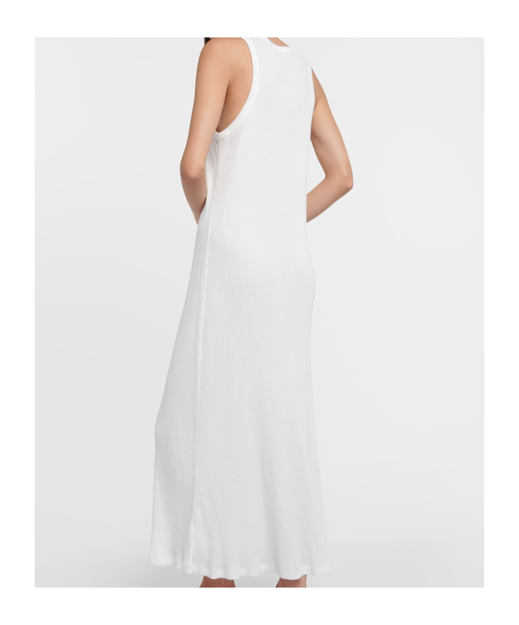 The Row Midikleid Yule Aus Baumwolle In White
