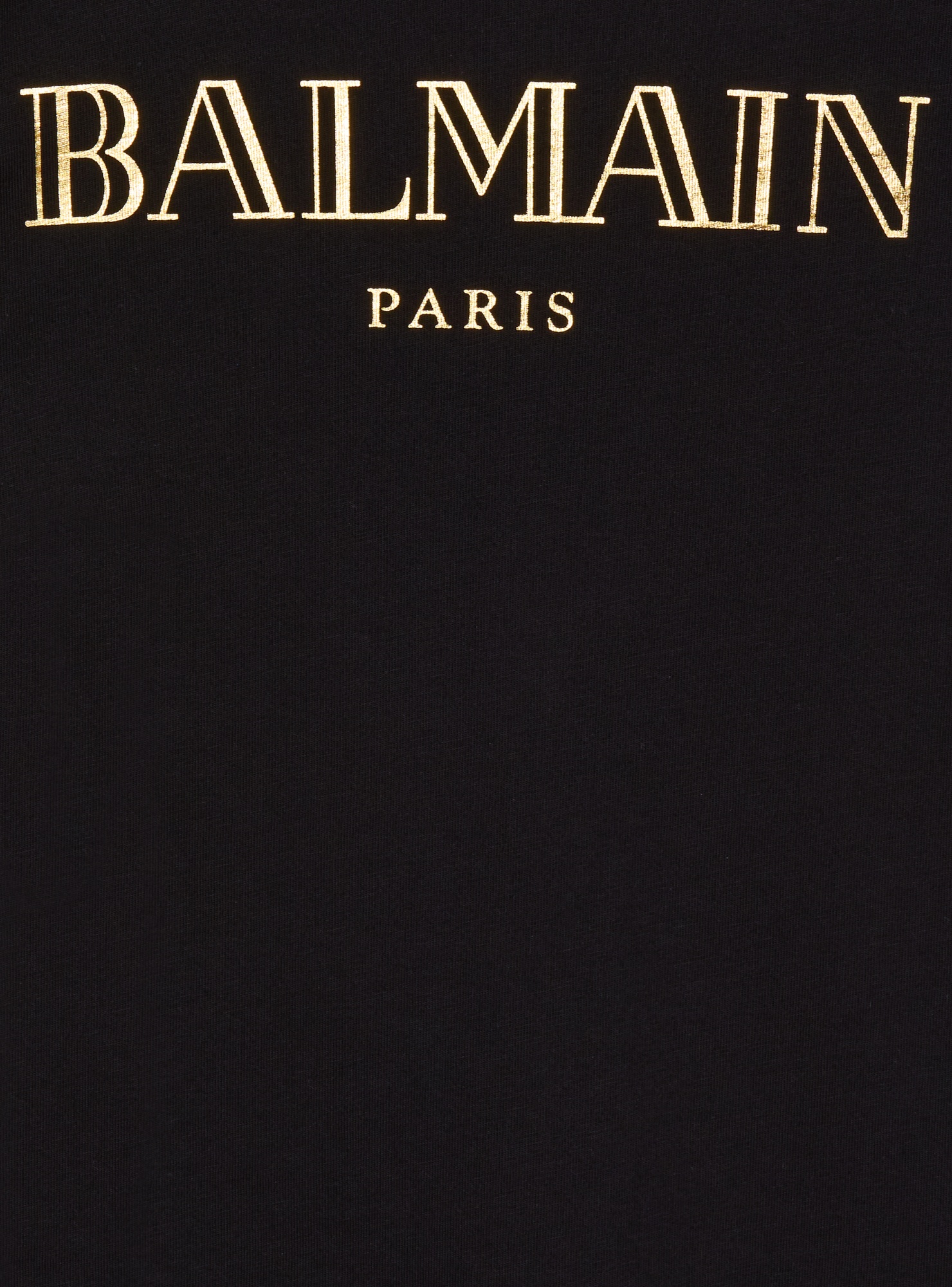 Balmain Short-sleeved T-shirt In Black
