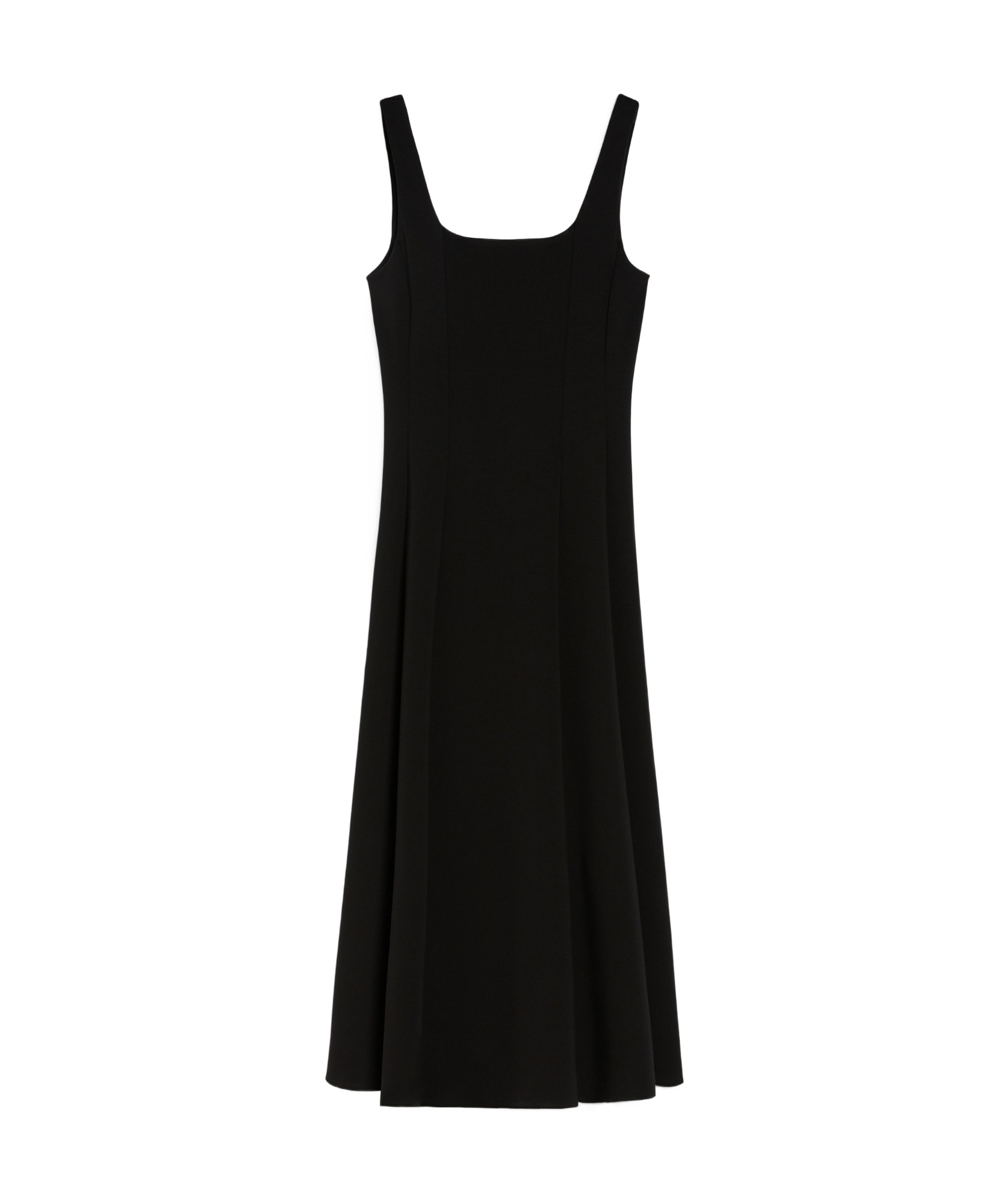 Max Mara Strapless Dress In Black