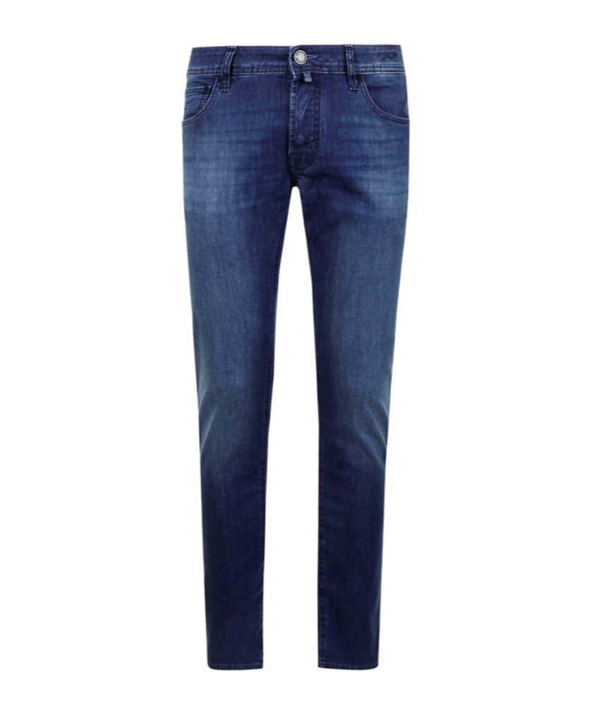 Jacob Cohen Jeans With Belt Loops In Blue