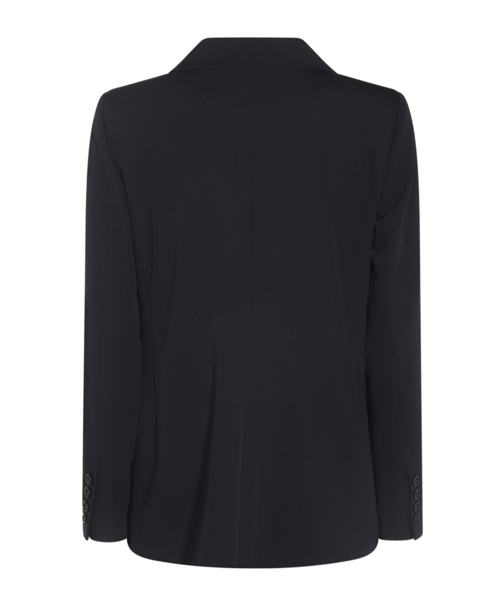 Herno Double-breasted Tailored Blazer In Black