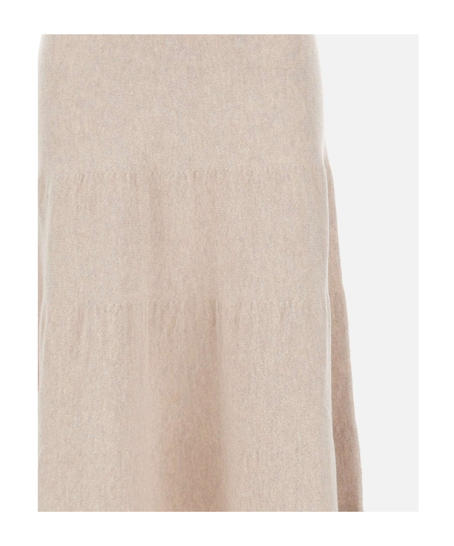 Marella Elastic-waistband Ruffled Skirt In Neutral