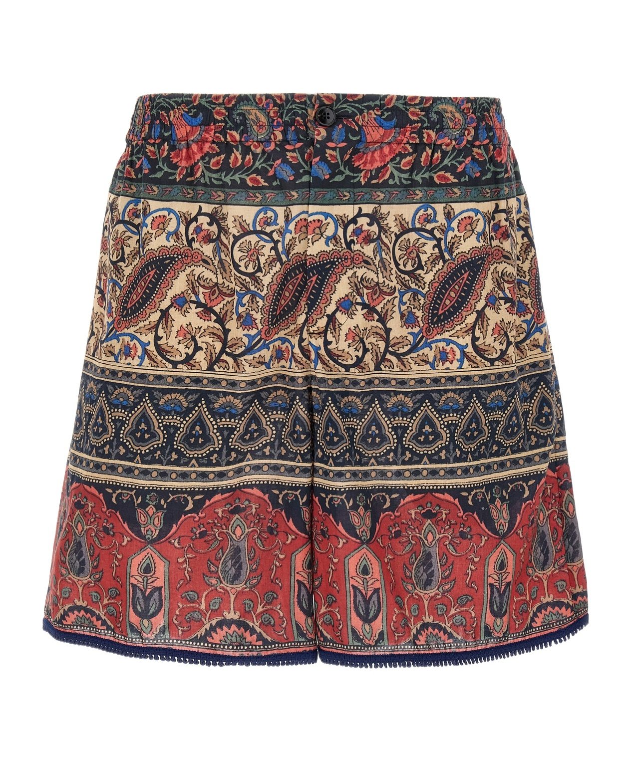 Valentino Garavani Voyage Imaginaire Bermuda Shorts In Black