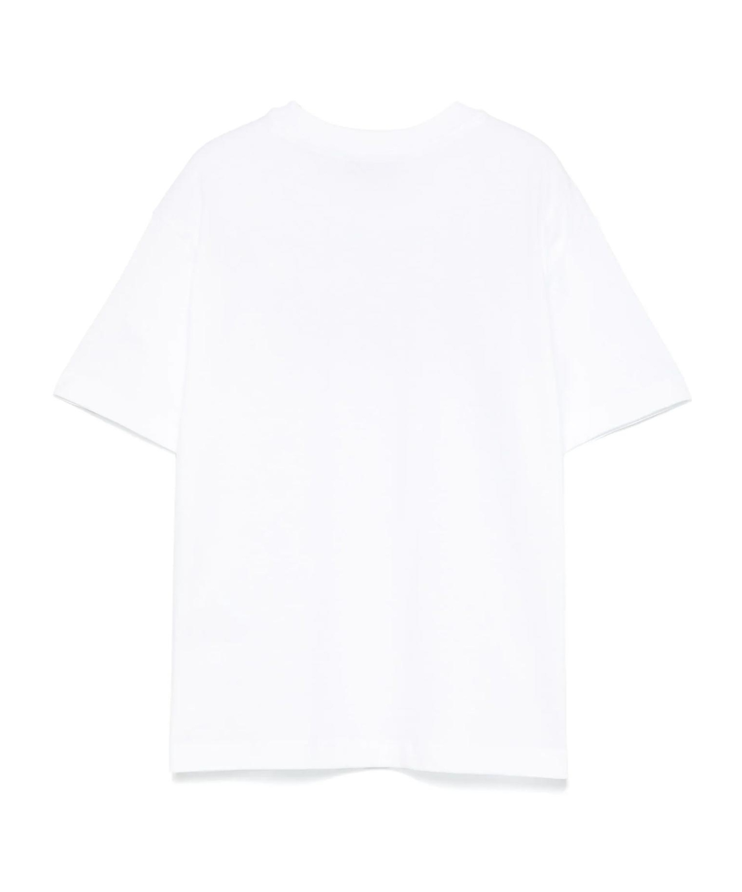 Msgm Bead-logo T-shirt In White
