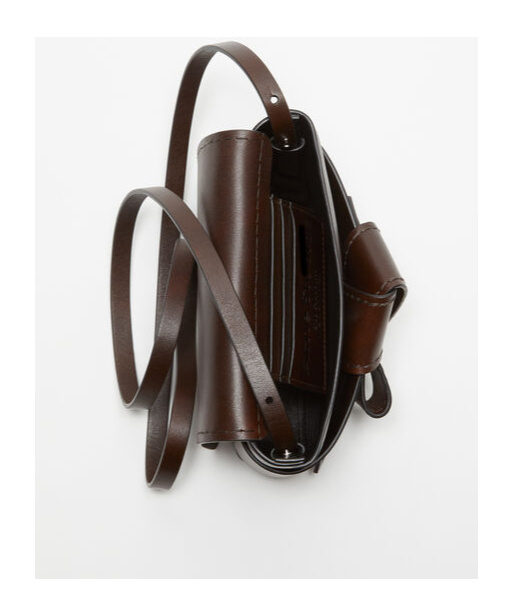 Acne Studios Musubi Twist Flower Knot To Decorate Mini Shoulder Bag In Black