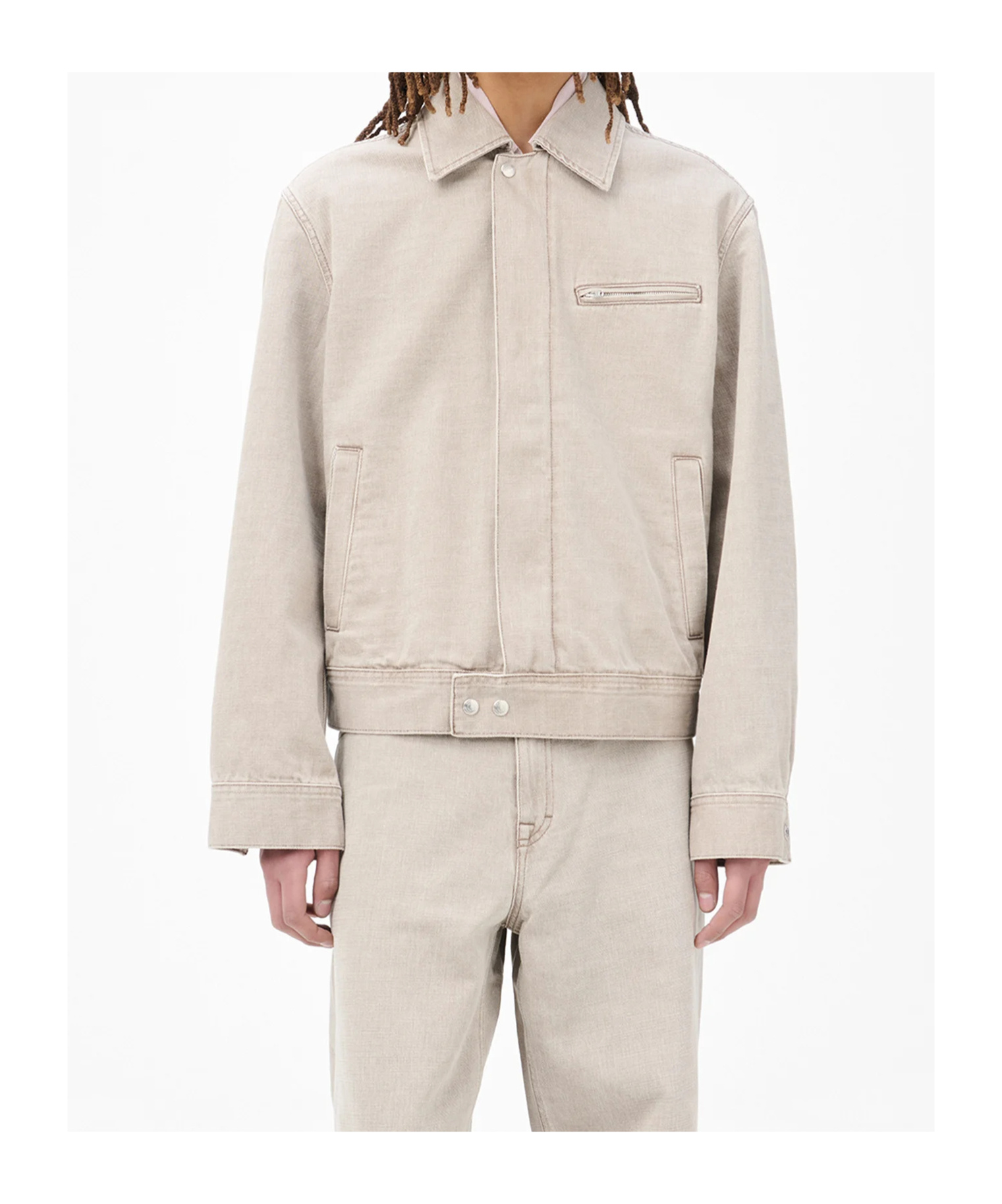 Our Legacy Collared Zipper Pocket Side Pockets Jacket