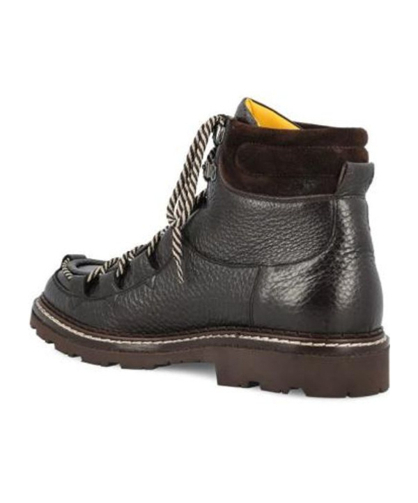 Doucal's Lacing Short Boots In Black