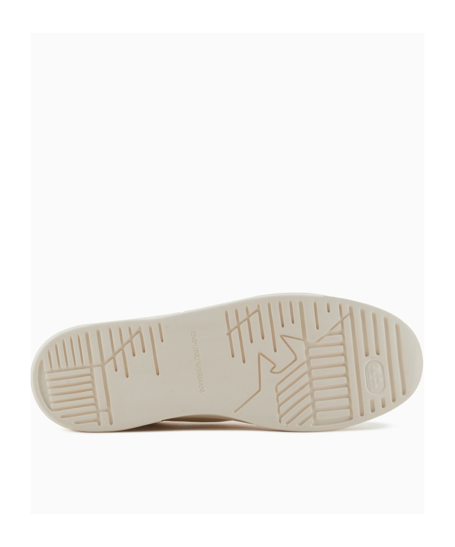 Emporio Armani Round Head Low-cut Casual Shoes In White