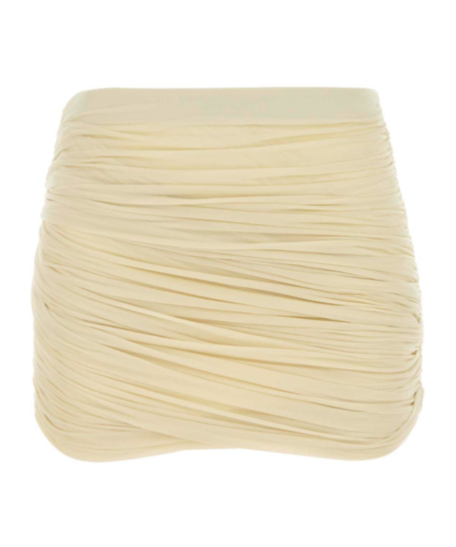 Magda Butrym Pleated Skirt In Neutral