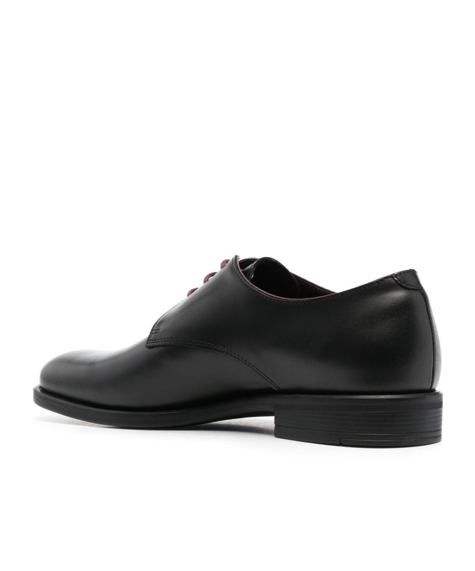 Ps By Paul Smith Matte Lace-up Shoes In Black