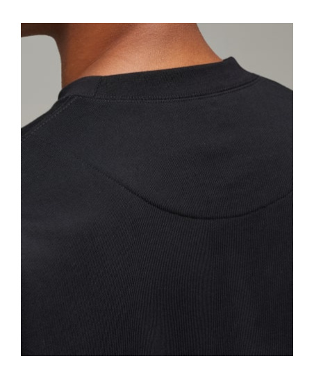 Y-3 Sweatshirt Whit Maxi Print In Black
