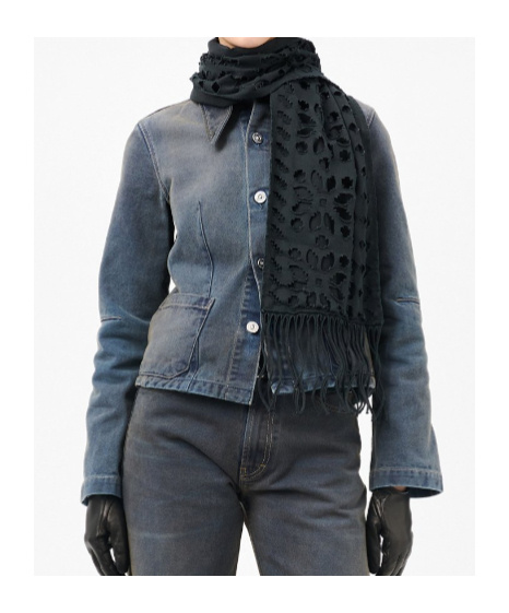 Our Legacy Tore Scarf In Black