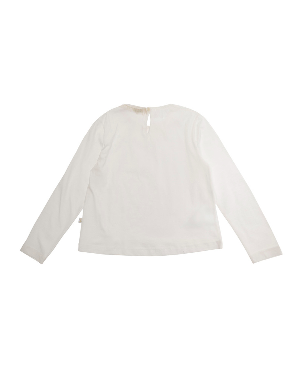 Il Gufo Long-sleeved T-shirt In White