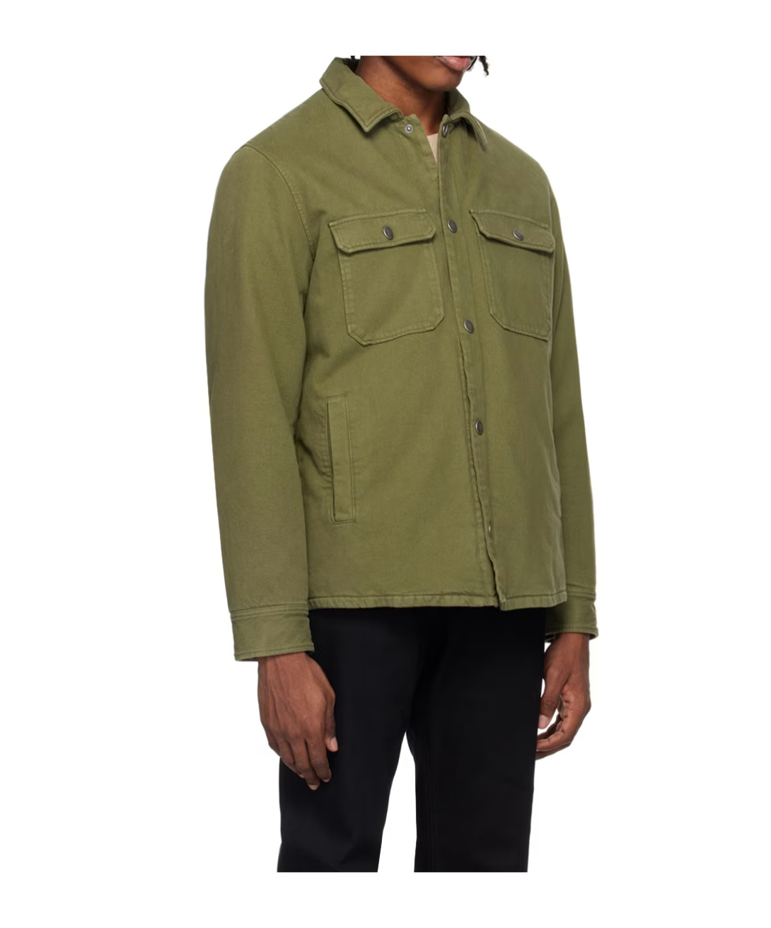 Apc Snap-open Casual Jacket In Green
