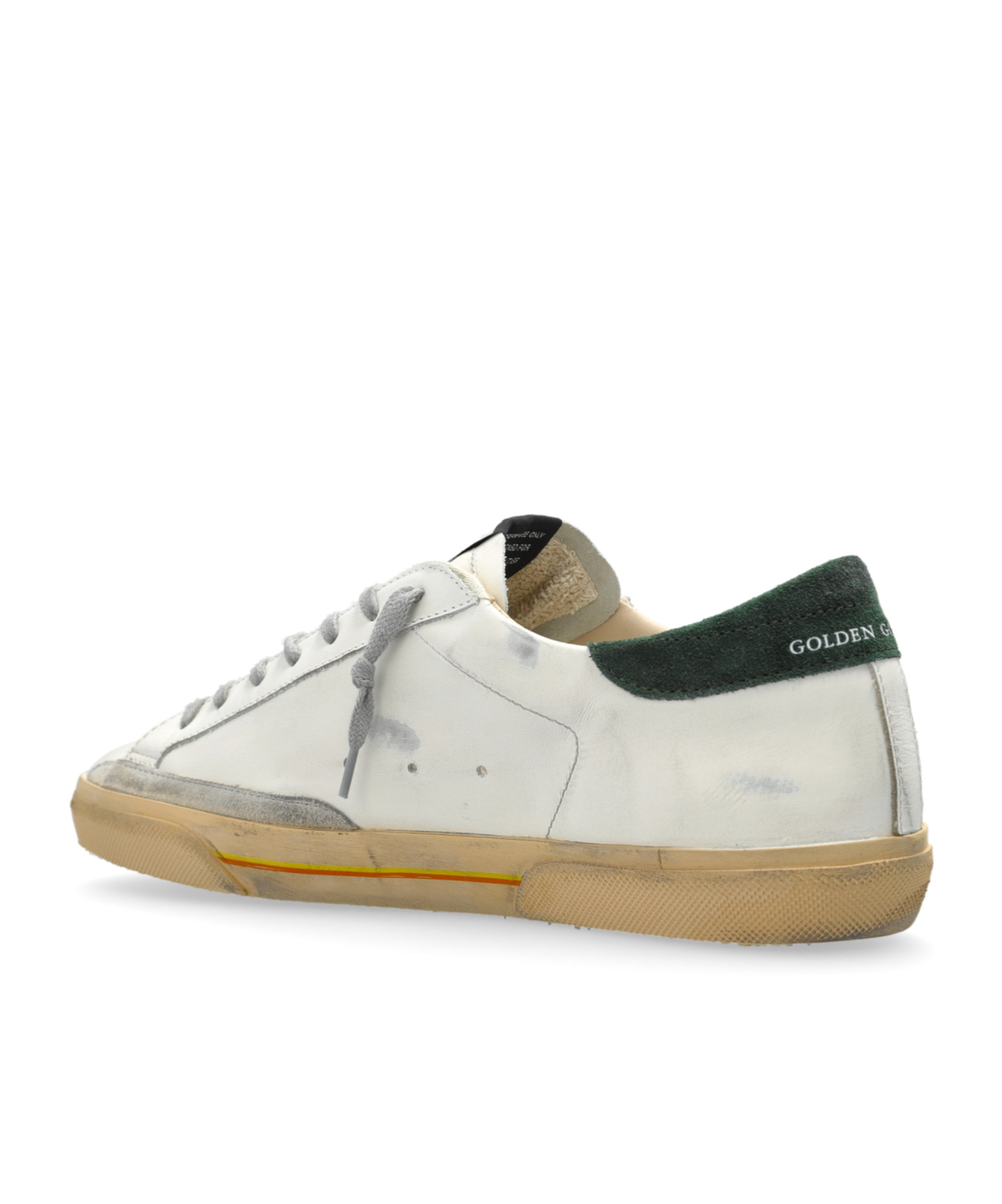 Golden Goose White Leather Lace-up Sneakers