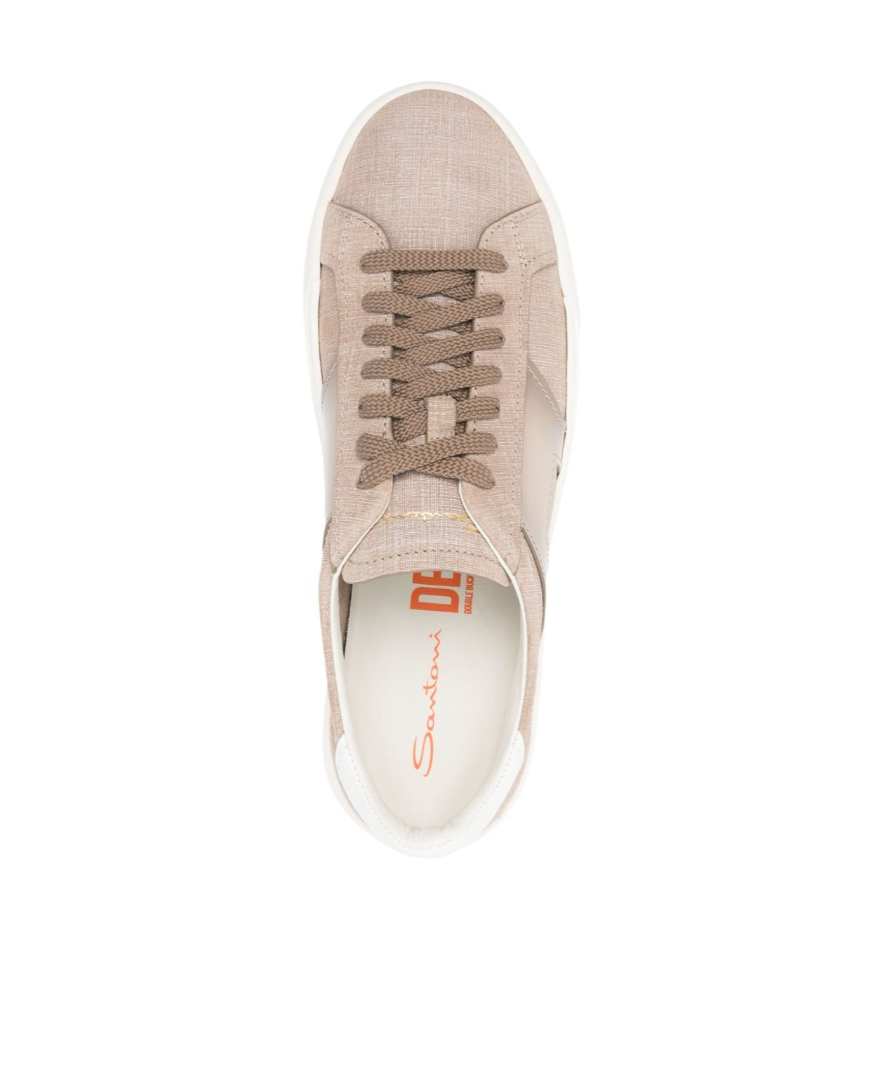 Santoni Double Buckle Sneakers In Multi