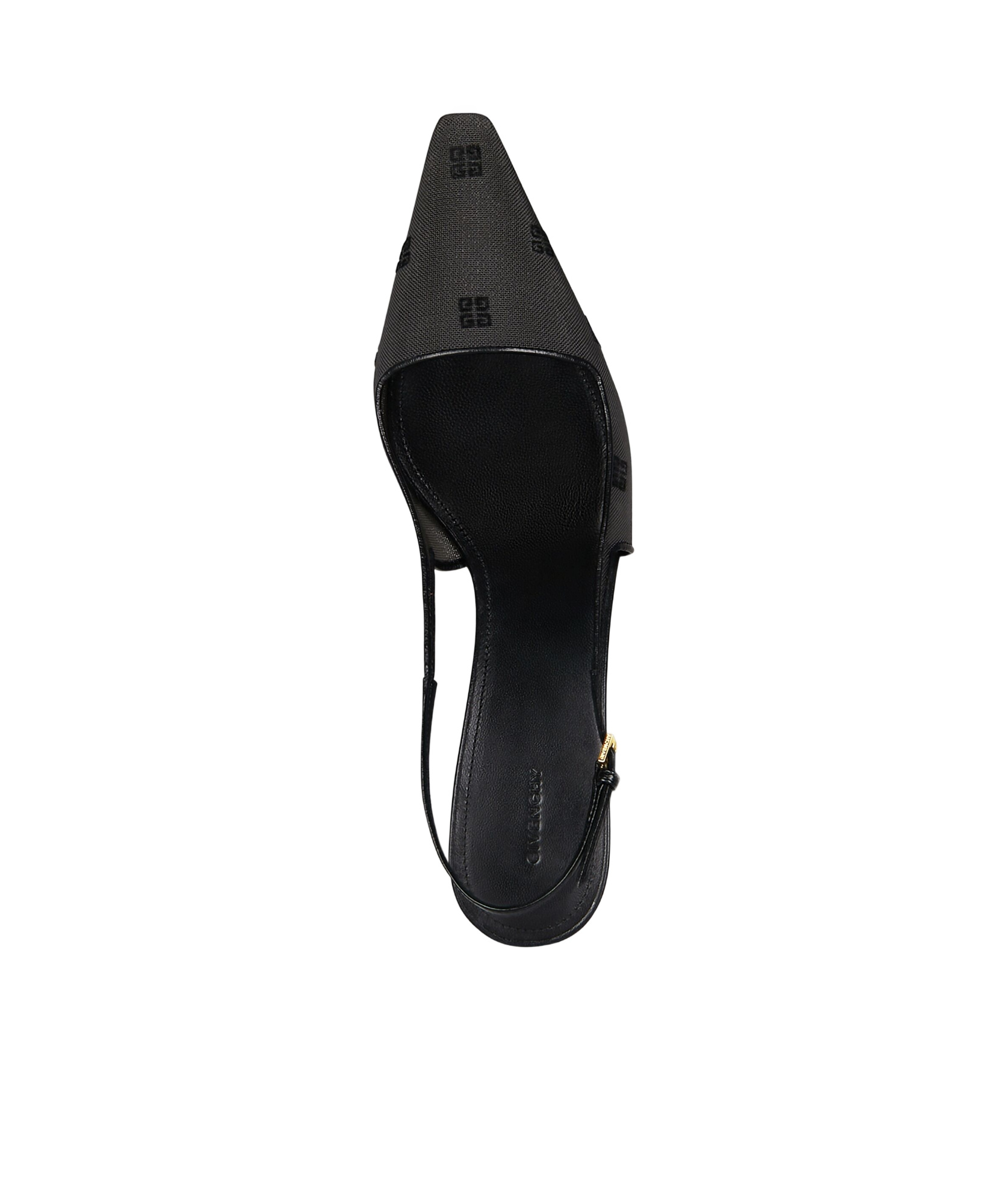 Shop Givenchy G Cube Slingbacks In 4g Mesh In Black