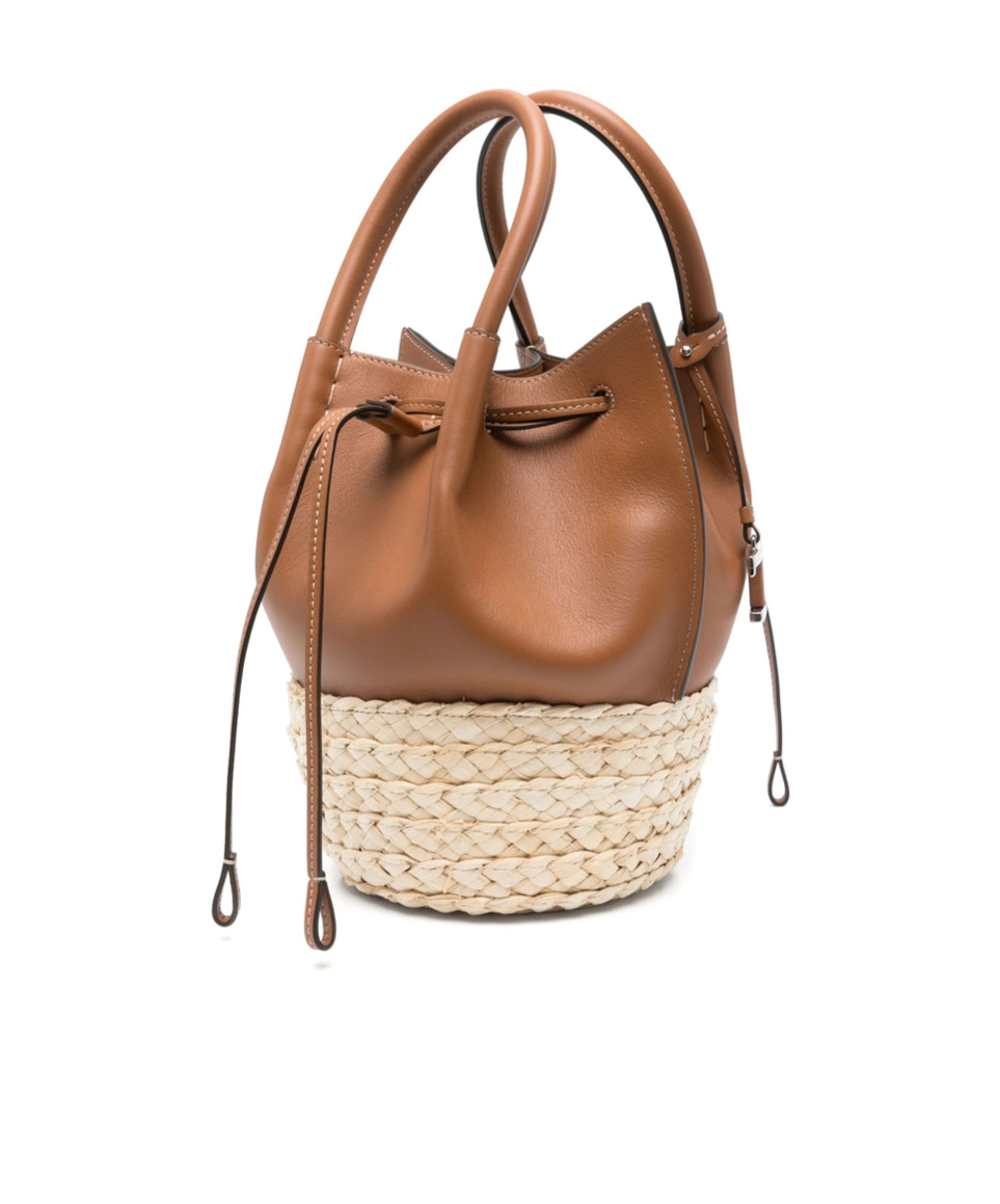 Shop Tod's T Timeless-logo Bucket Bag In Brown