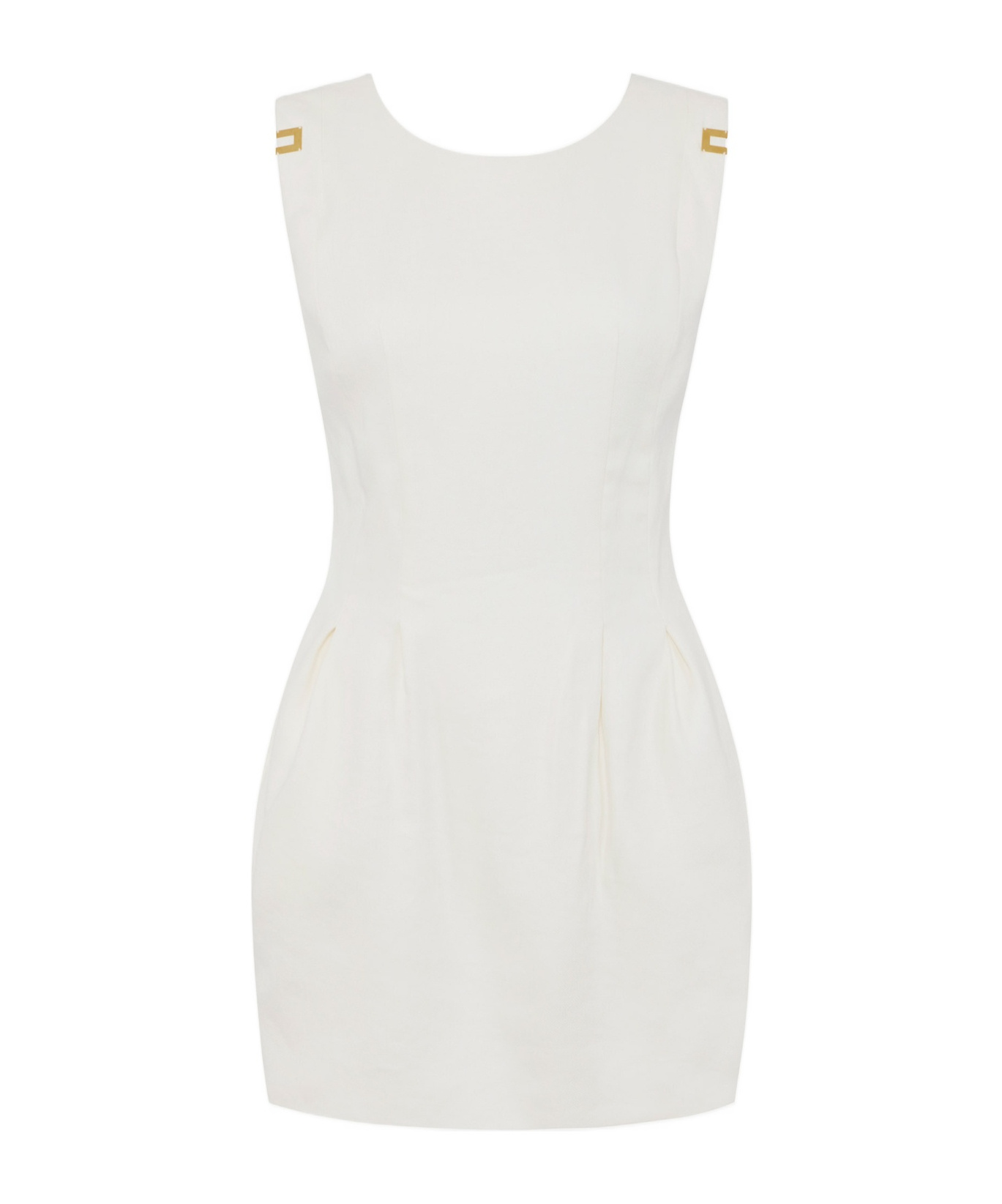 ELISABETTA FRANCHI DART-DETAILING MINIDRESS