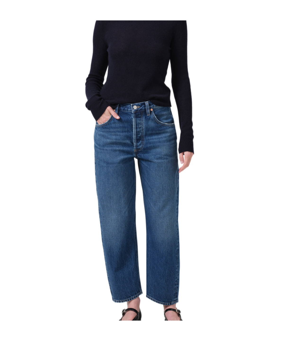 Citizen Of Humanity Annina High-rise Rigid Wide-leg Jeans In Blue
