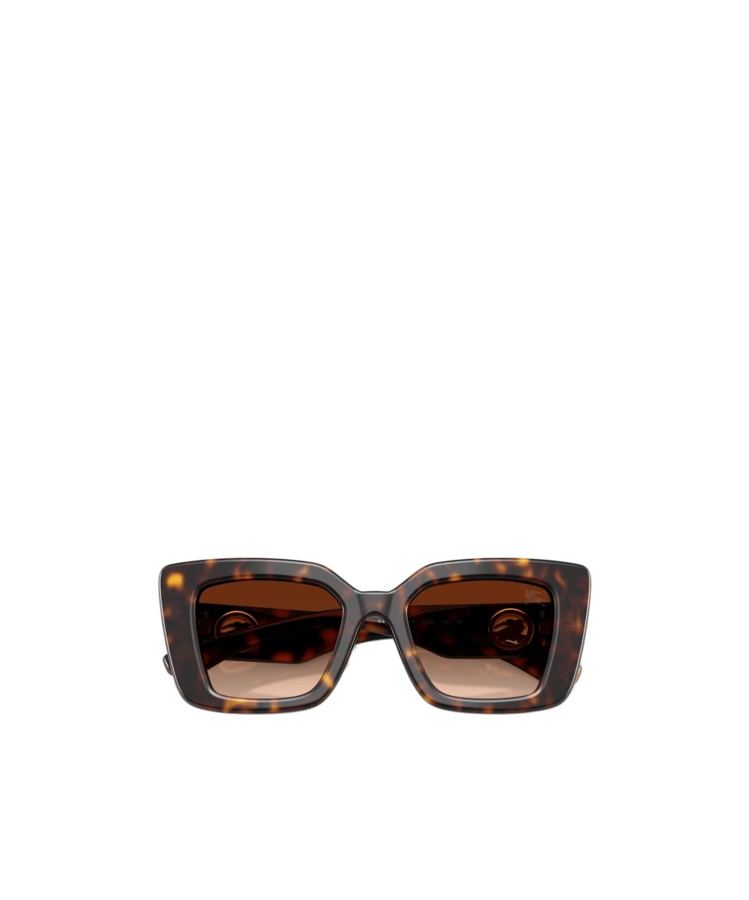Burberry Geometric Frame Sunglasses In Brown