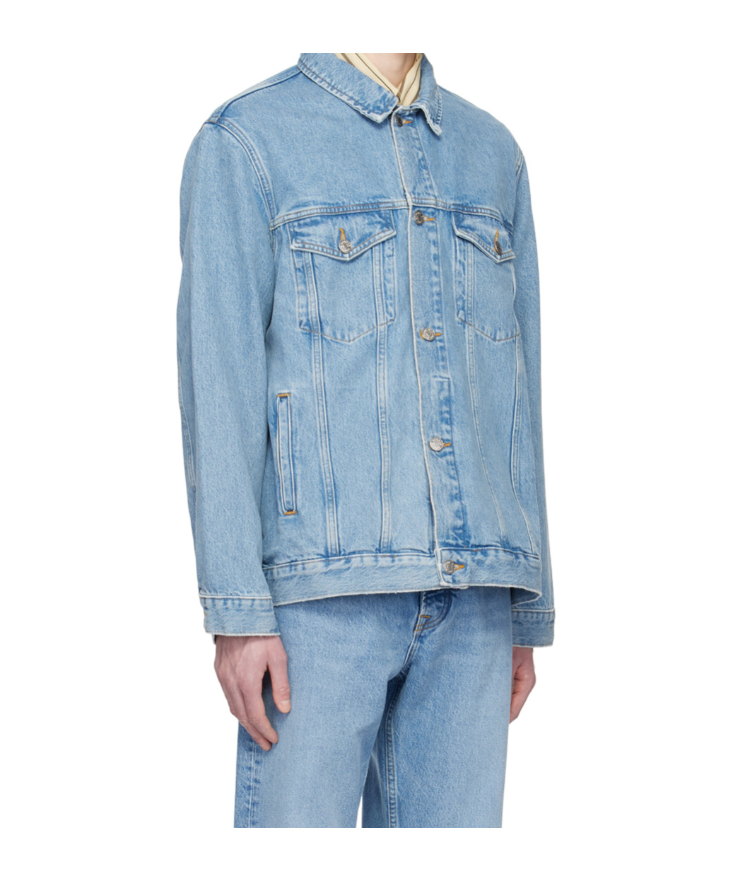 Samsoe & Samsoe Denim Outerwear In Blue