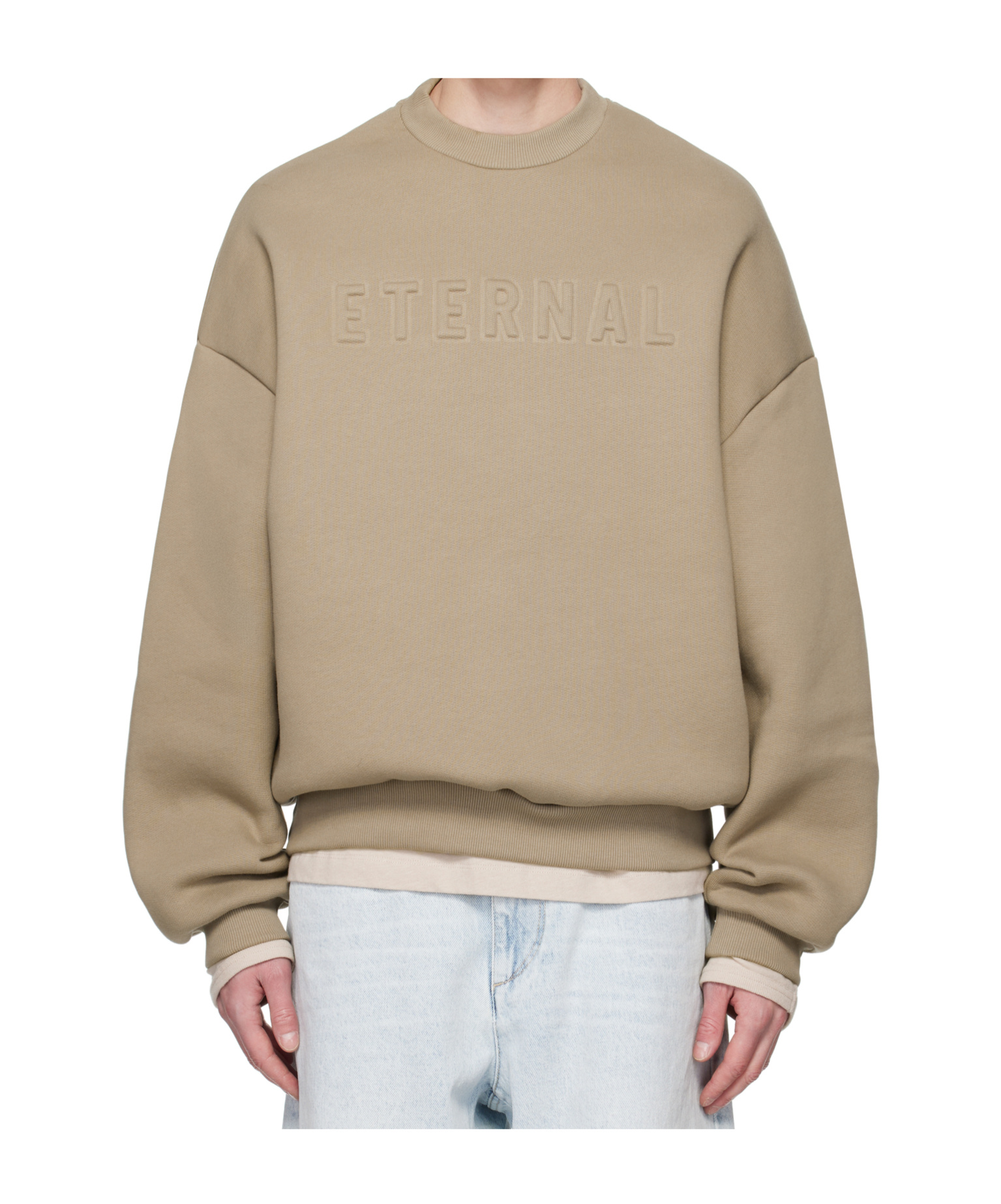 Fear Of God Round Neck Long-sleeved Sweatshirt In Multi