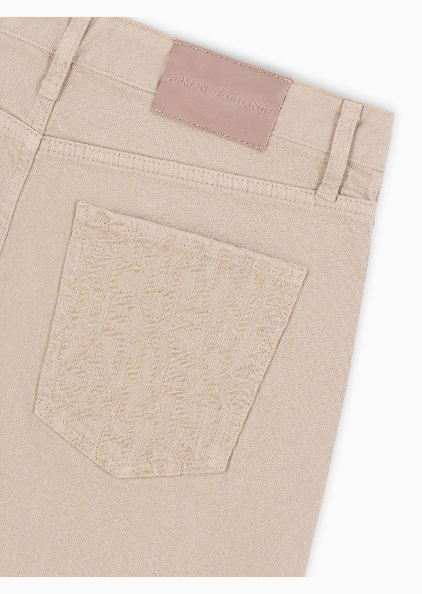 Armani Exchange Official Store Slim Fit Jeans In Nude