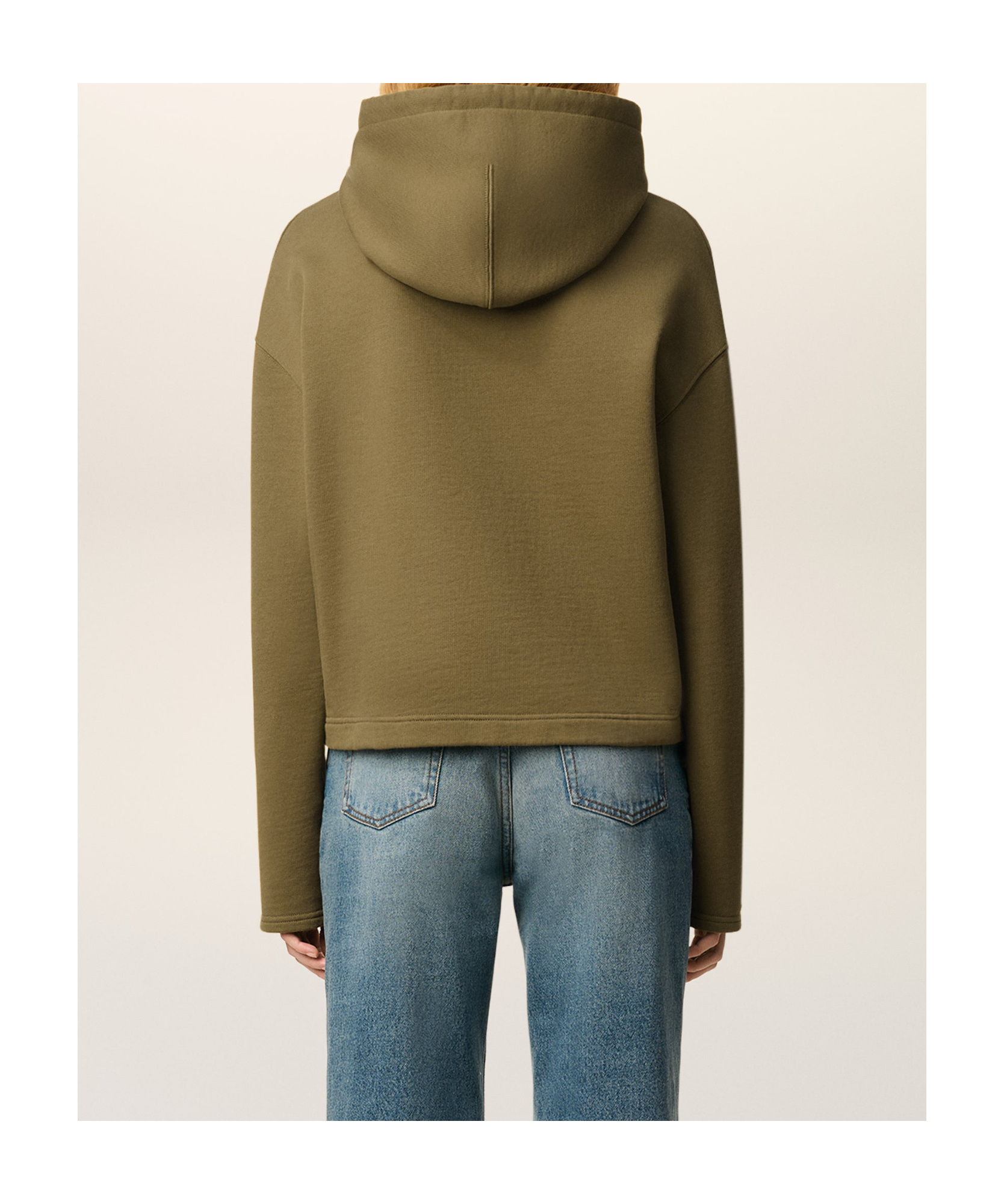 Ami Alexandre Mattiussi Ami Paris Ami De Coeur Logo Embroidered Hoodie In Green