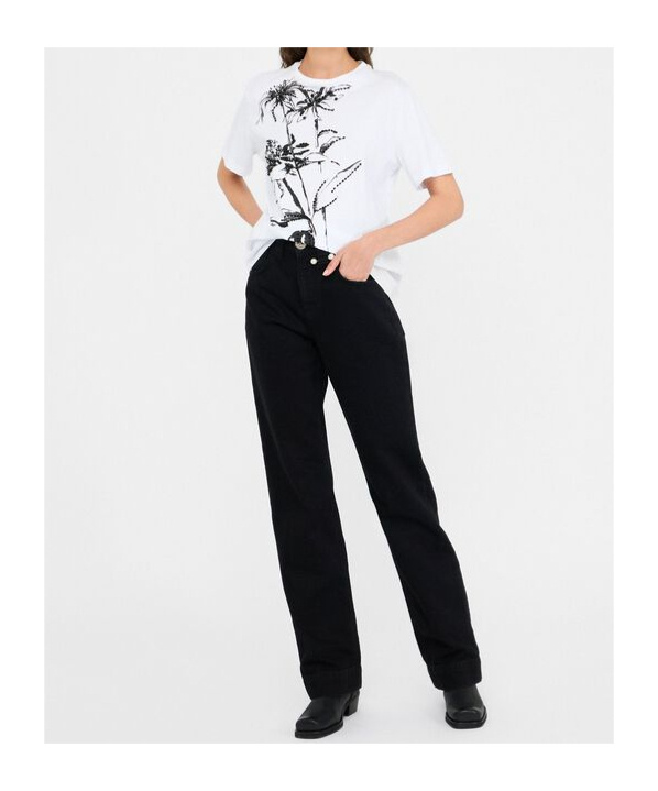 Liu •jo Cotton T-shirt With Print In White