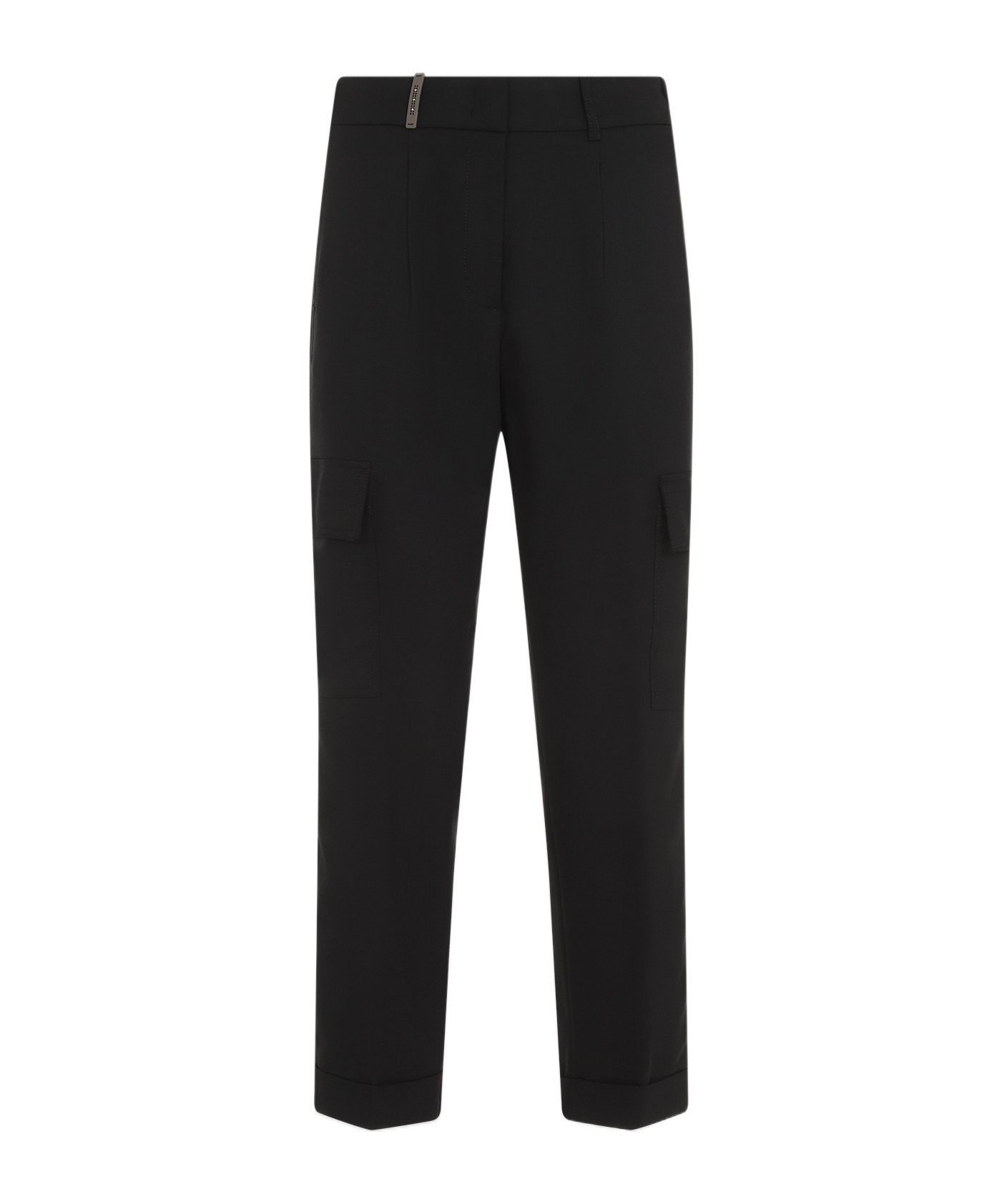 Peserico Cargo Pants Women In Black