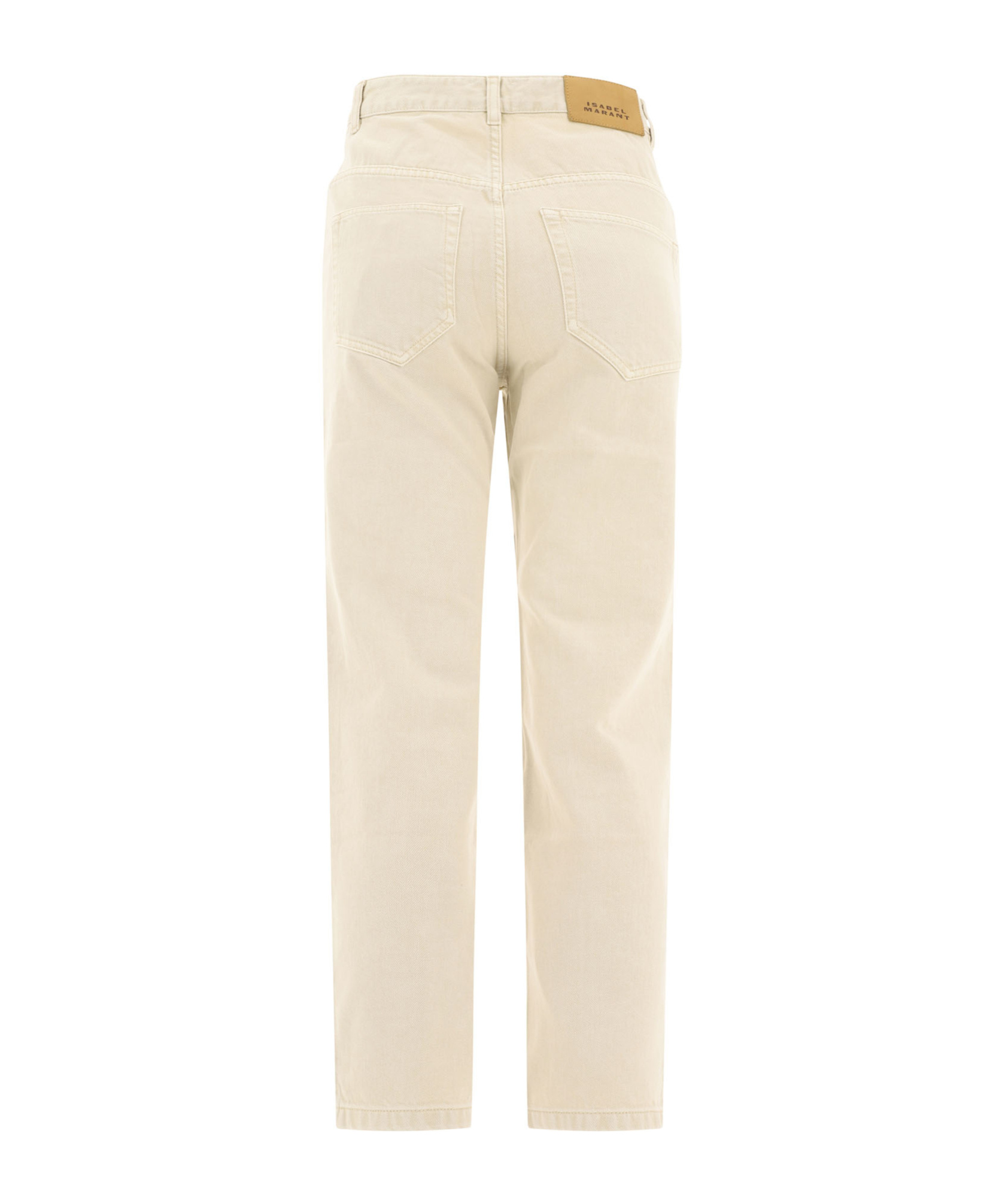 Shop Isabel Marant Belt-loop Jeans In Nude