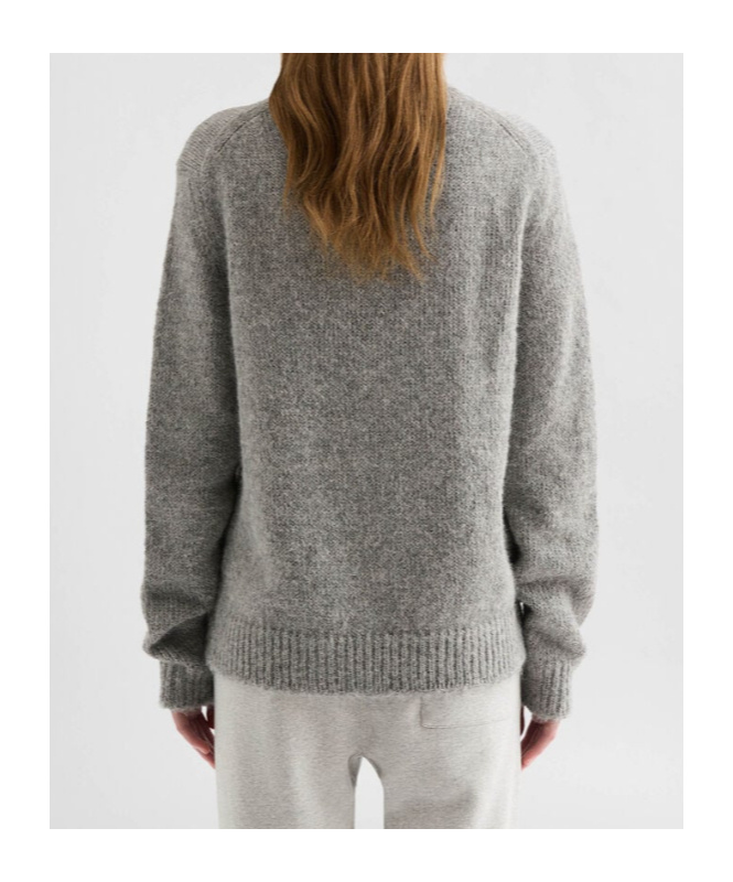 Jil Sander Oversized Alpaca And Wool-blend Sweater In Gray
