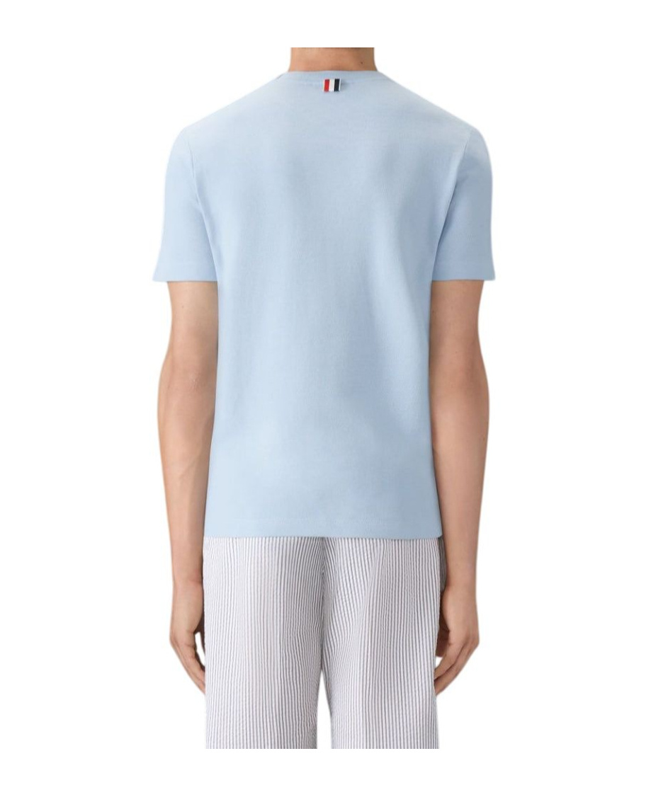 Thom Browne Short-sleeved T-shirt In Blue