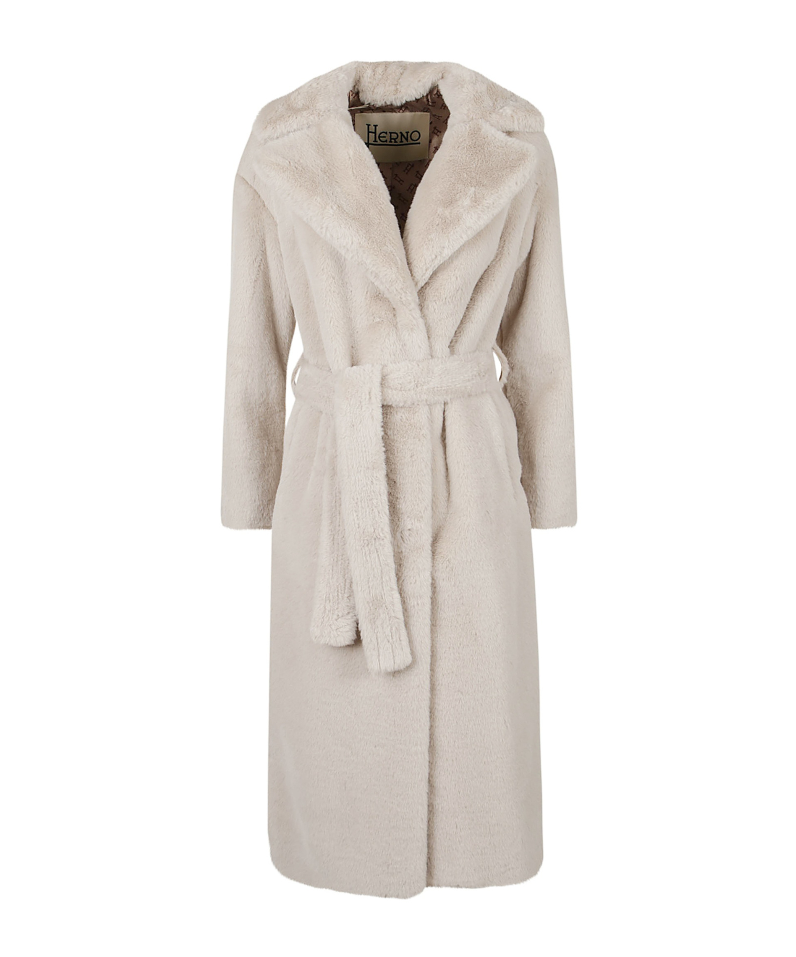 Herno Long Fur In Neutral