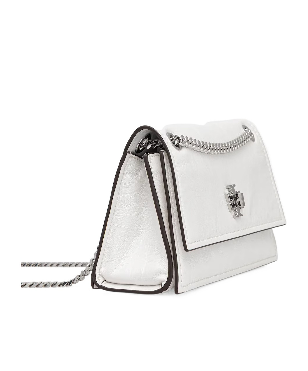 Tory Burch Kira Turnlock Mini Shoulder Bag In White
