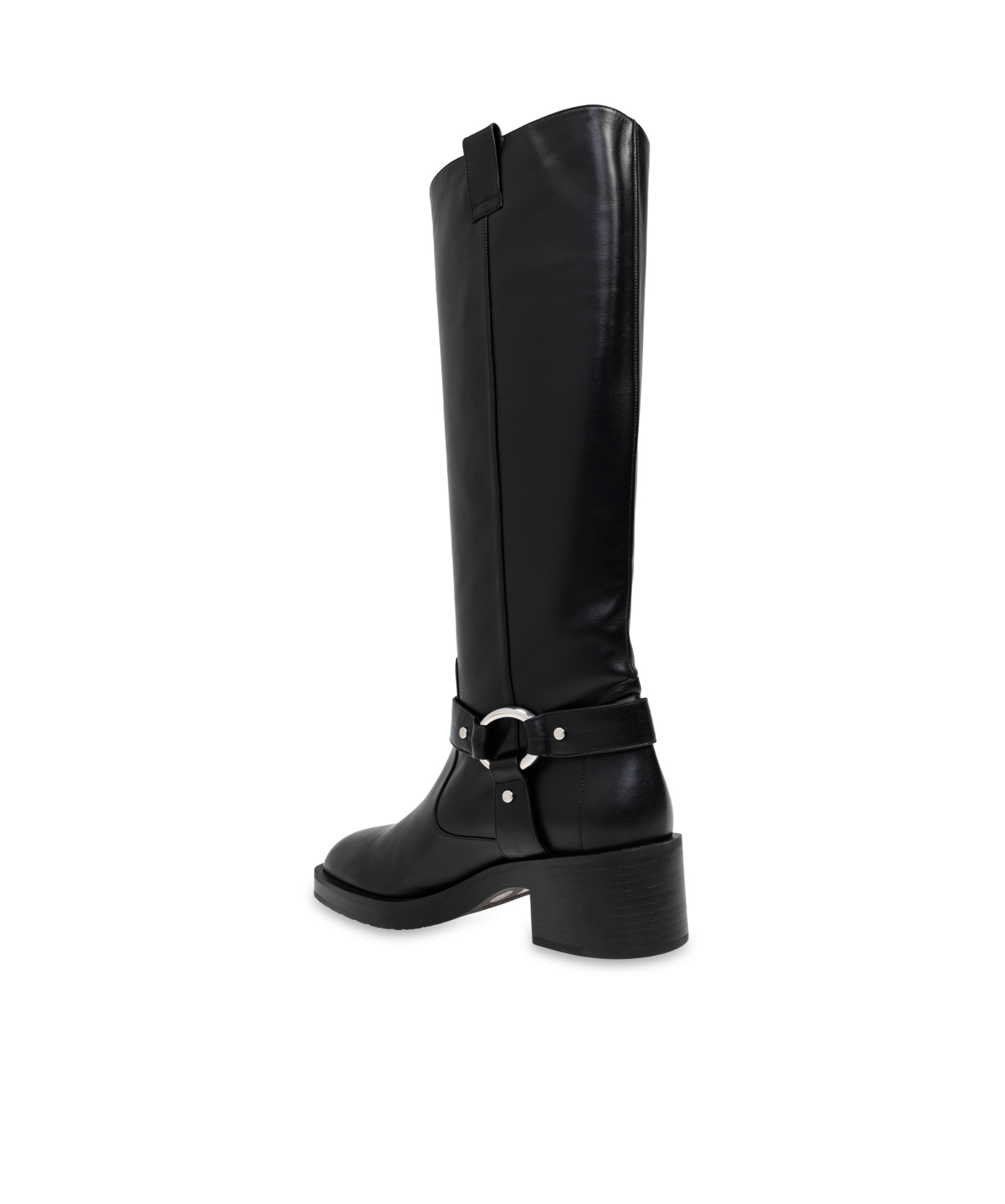 Stuart Weitzman Biker Jax Knee-high In Black